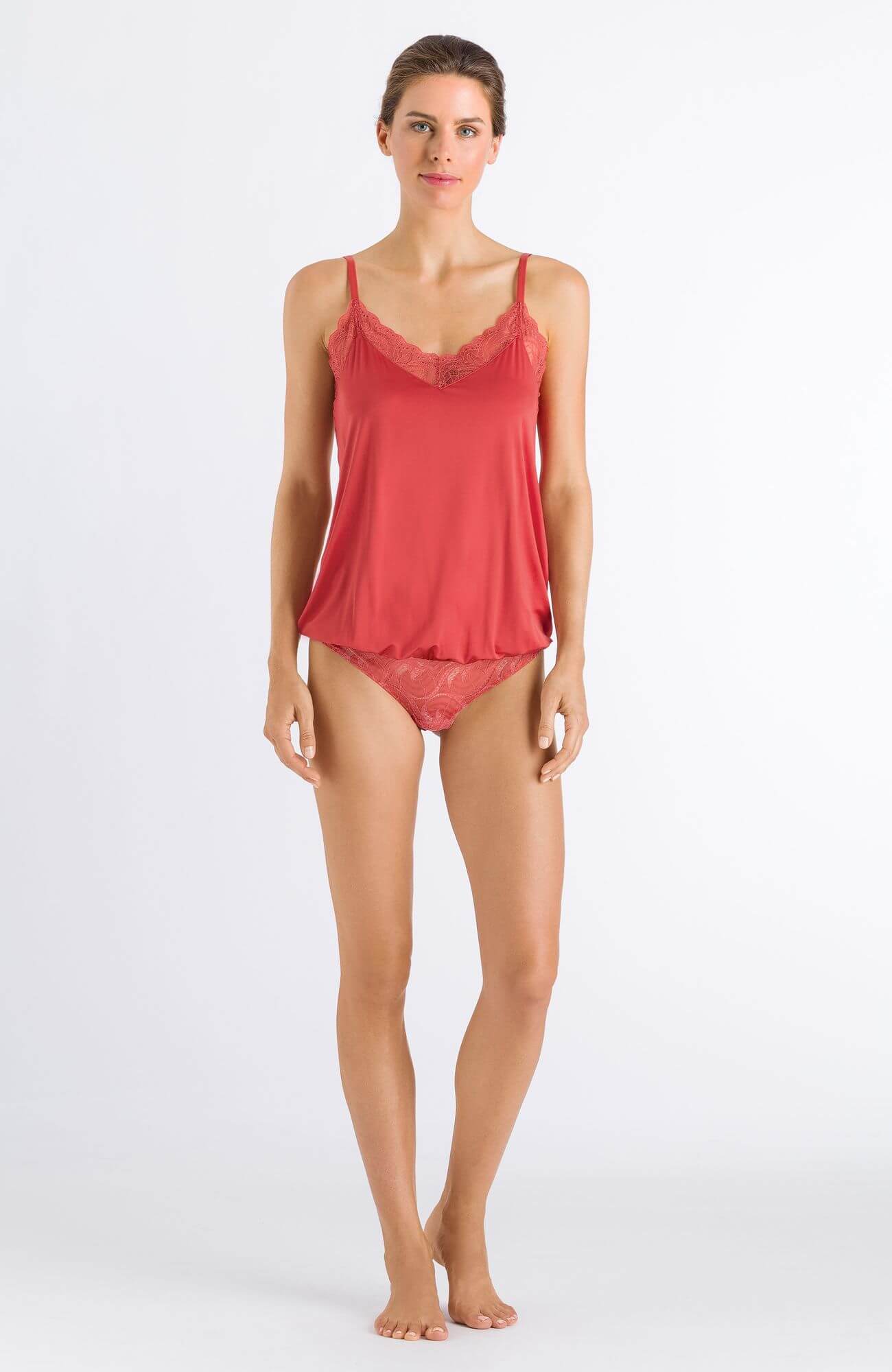 Боди с кружевом. Цвет Красный (071319)