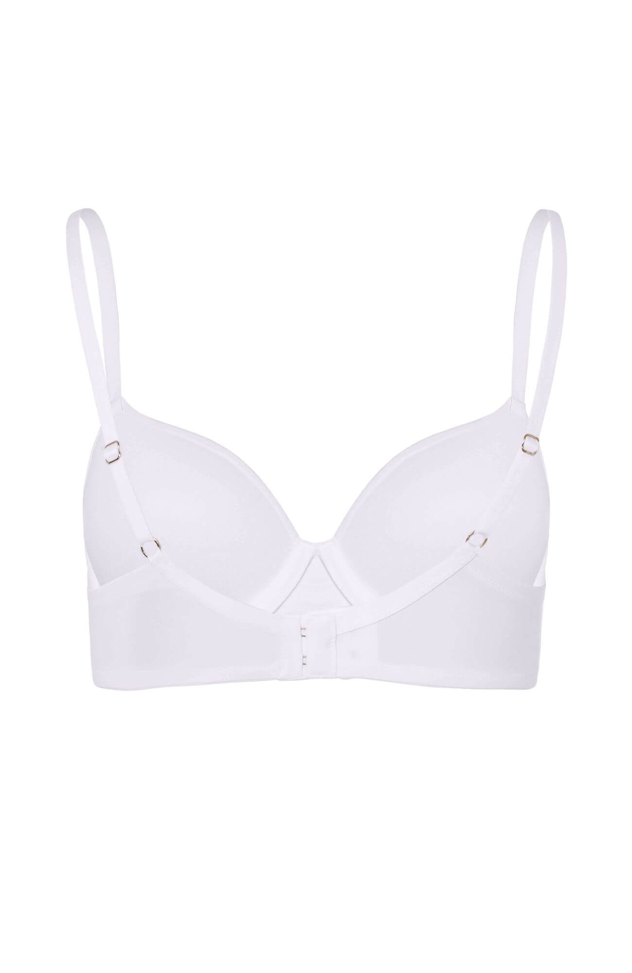 Бюстгальтер деми с формованными чашками. Цвет Белый (070101)