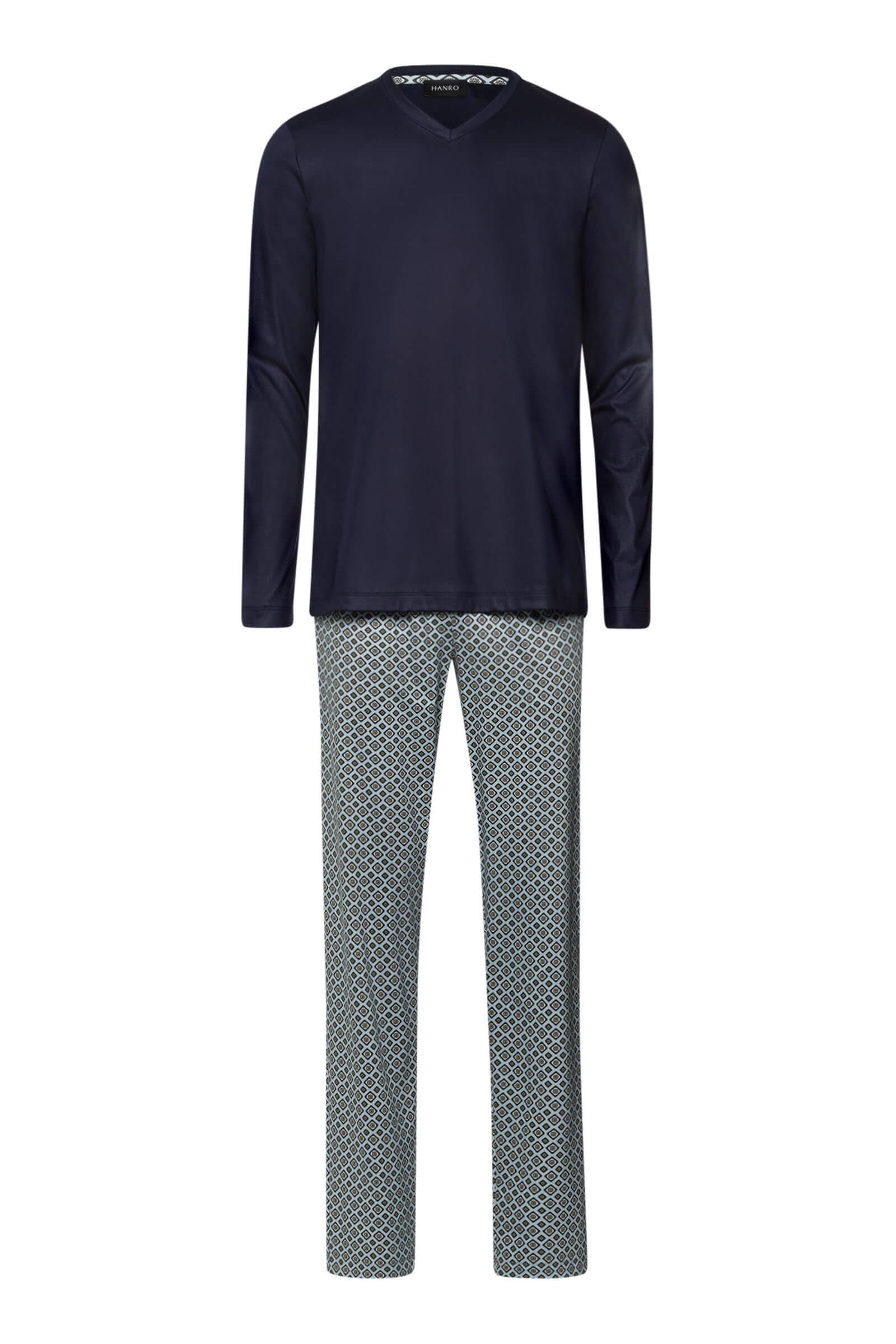 Пижама с длинным рукавом. Цвет Синий (3071)