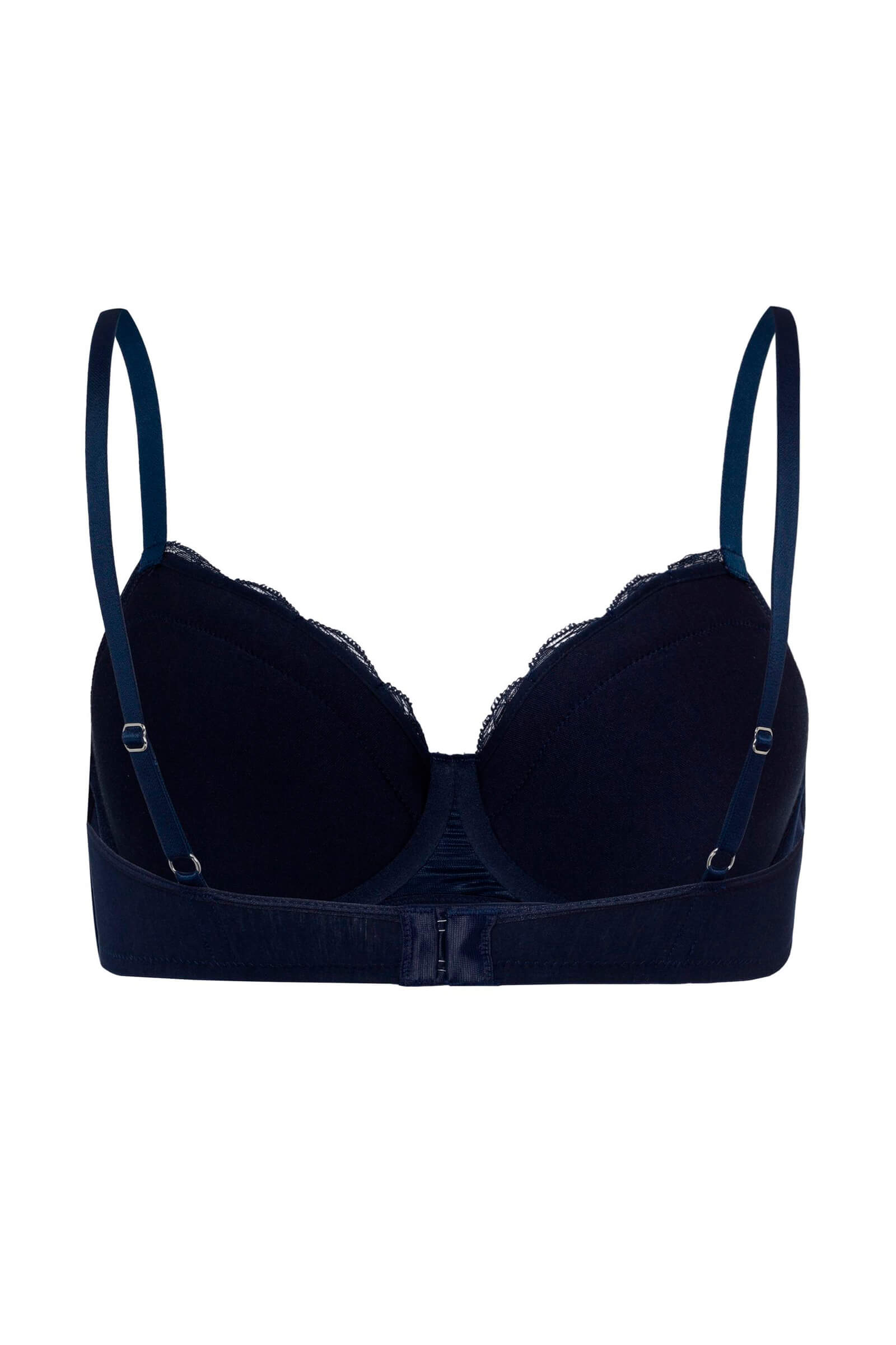 Бюстгальтер деми с формованными чашками. Цвет Синий (071610)