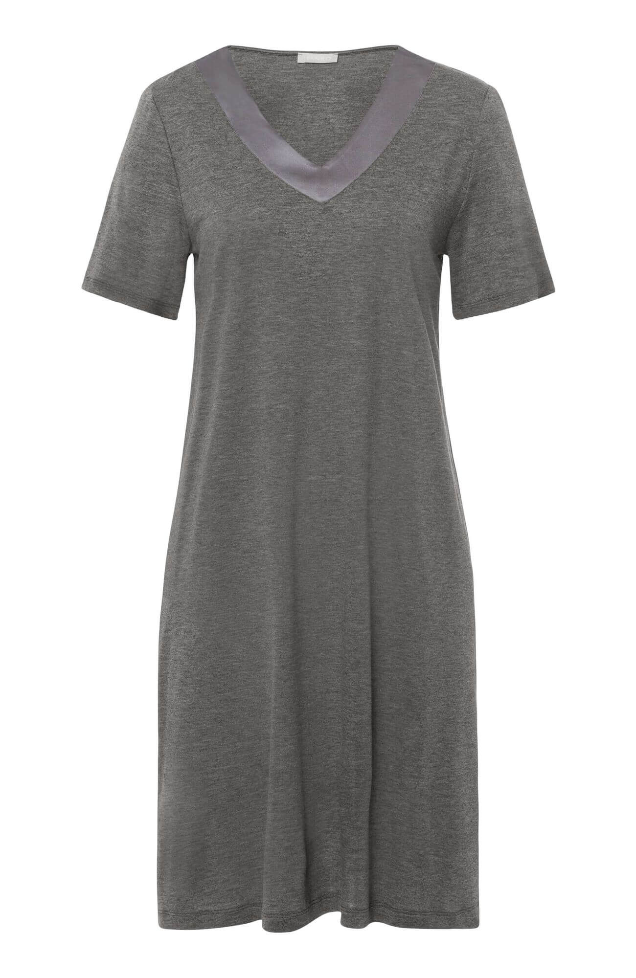 Ночная рубашка с коротким рукавом. Цвет Серый (071119)