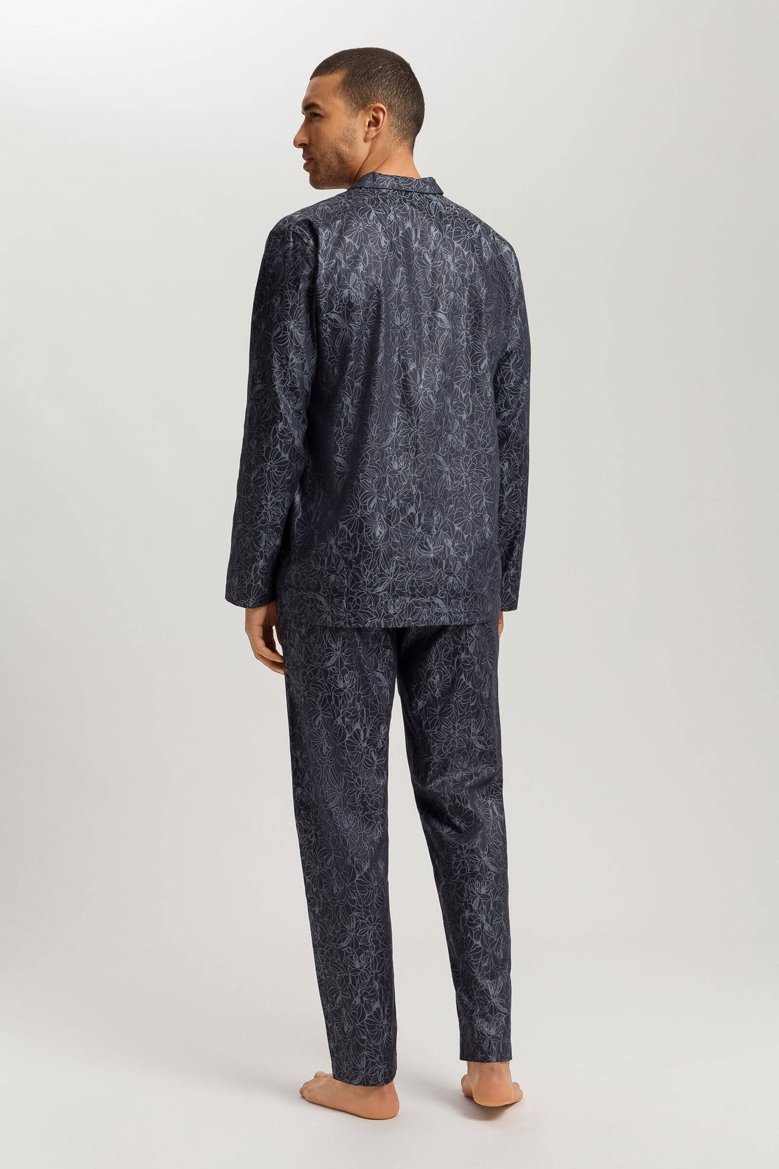 Пижама из 100% мерсеризованного хлопка. Цвет Синий (073038)