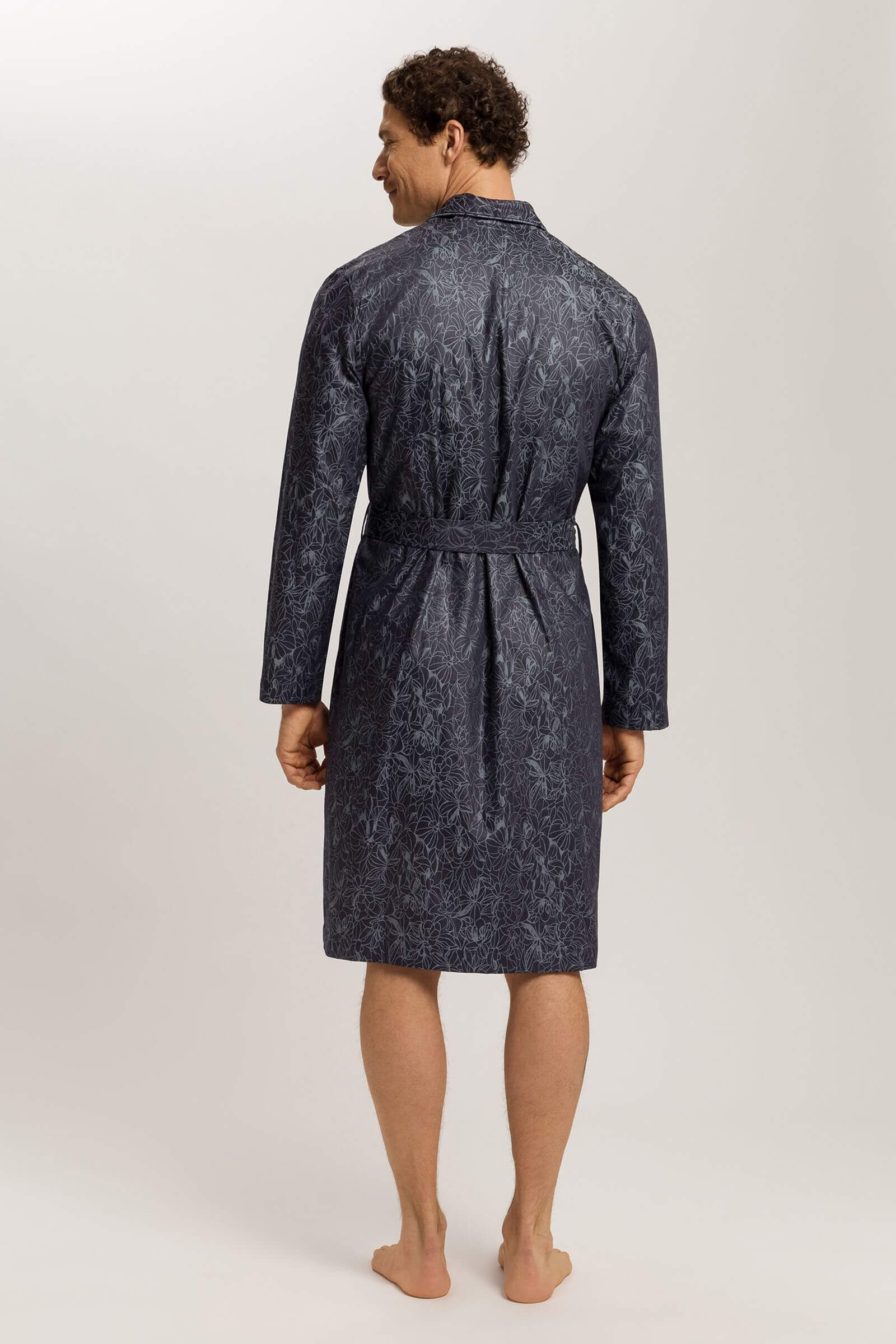 Халат из 100% мерсеризованного хлопка. Цвет Синий (073038)