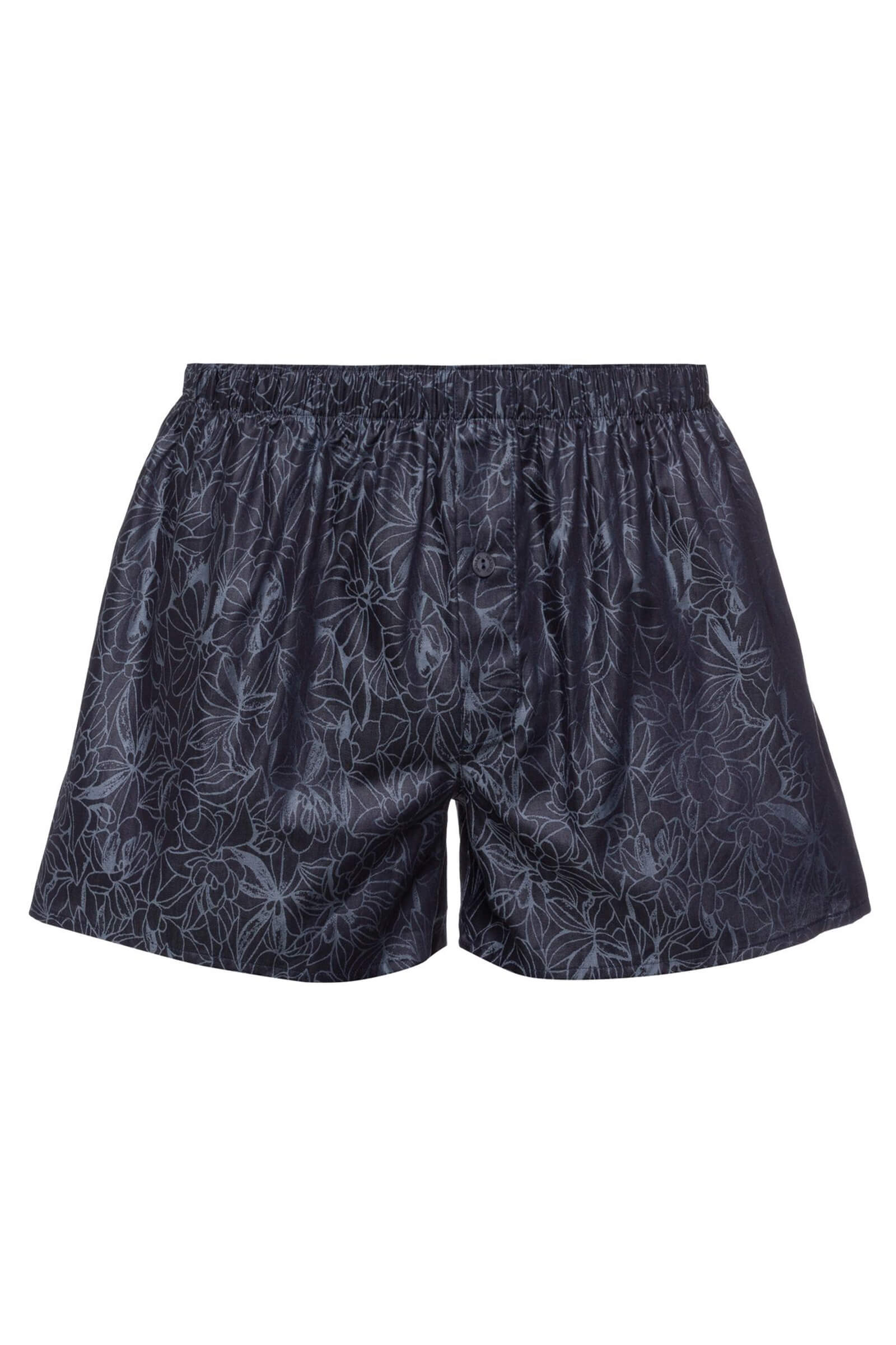 Трусы боксеры из 100% мерсеризованного хлопка. Цвет Синий (073038)