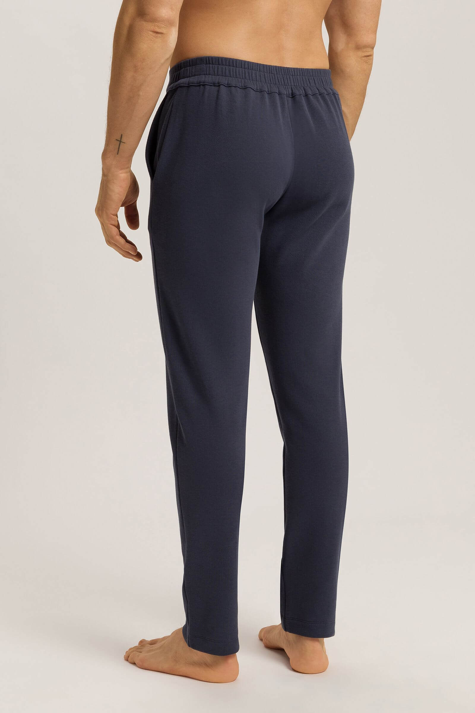 Зауженные брюки из хлопка. Цвет Синий (072635)