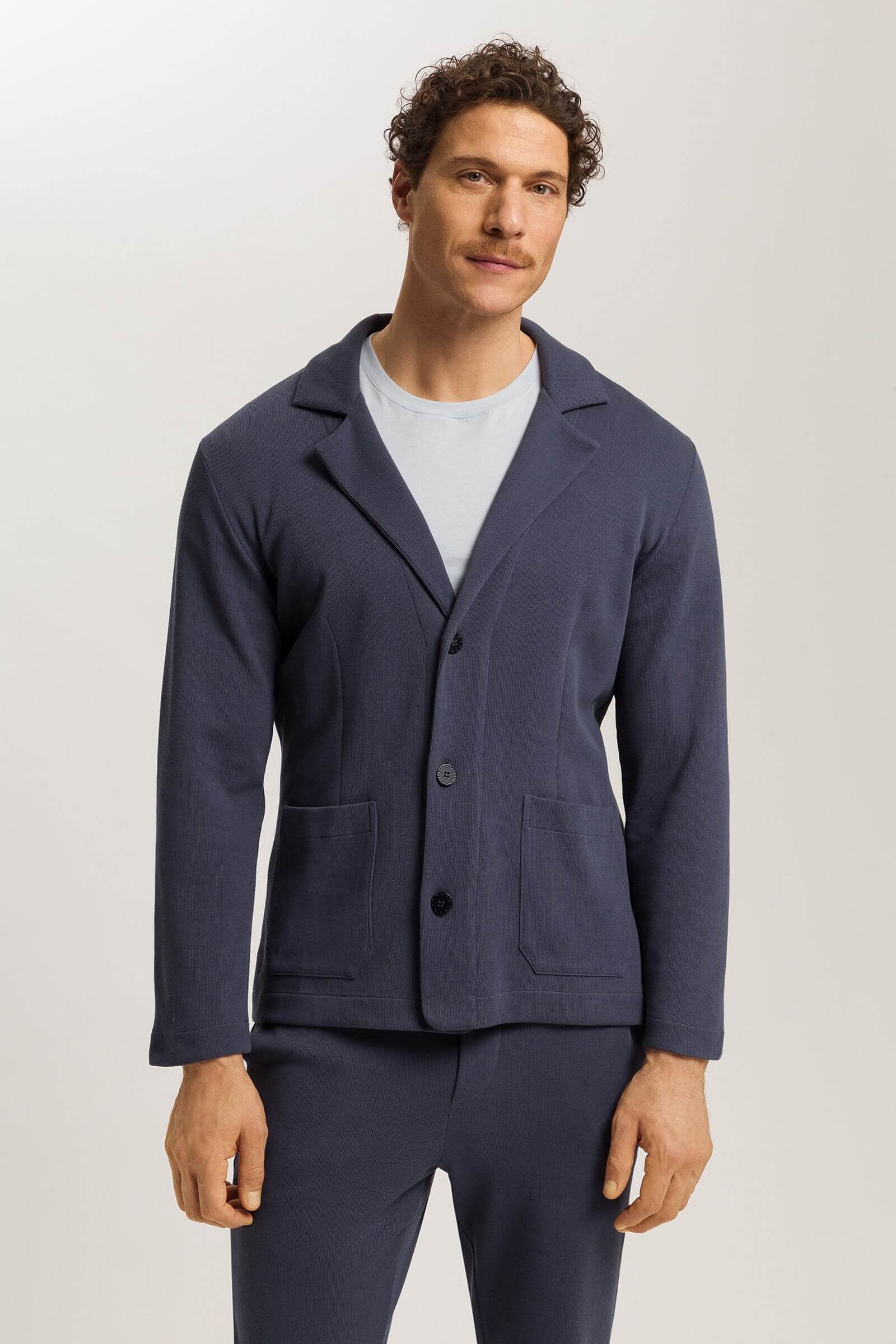 Жакет из хлопка. Цвет Синий (072635)