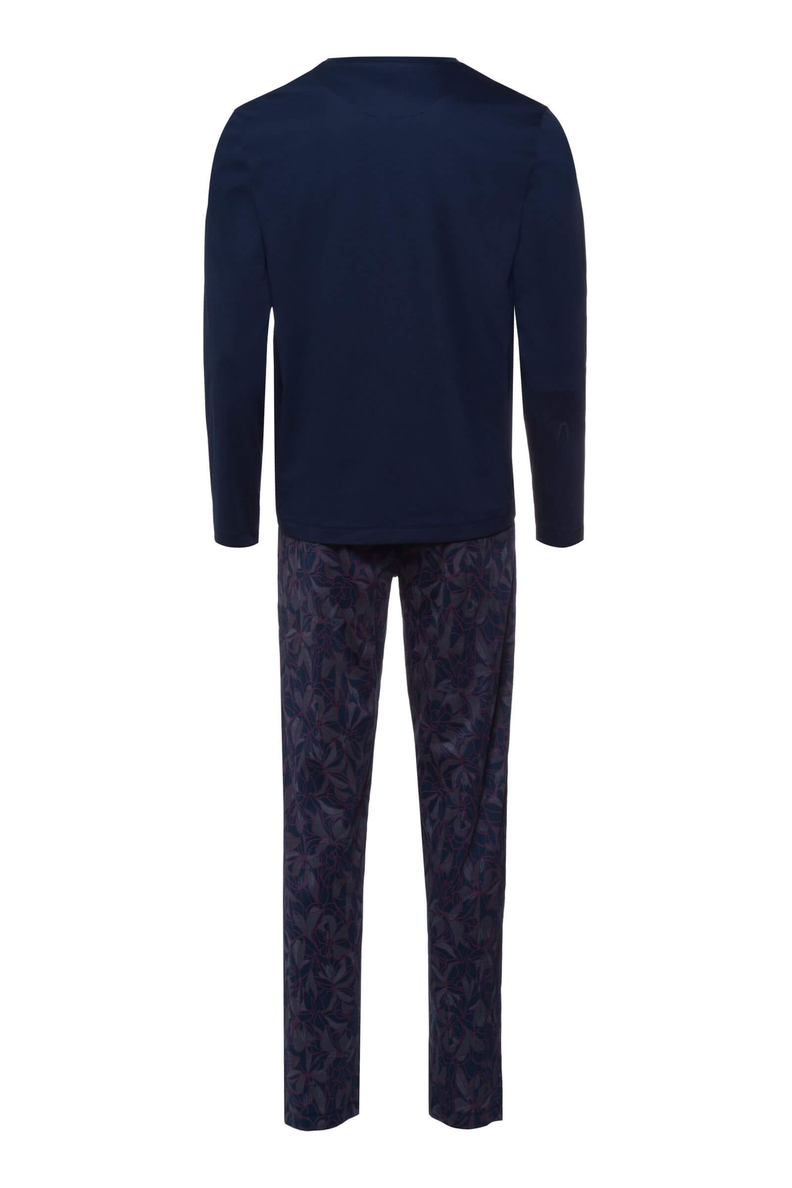 Пижама из 100% мерсеризованного хлопка. Цвет Синий (073037)