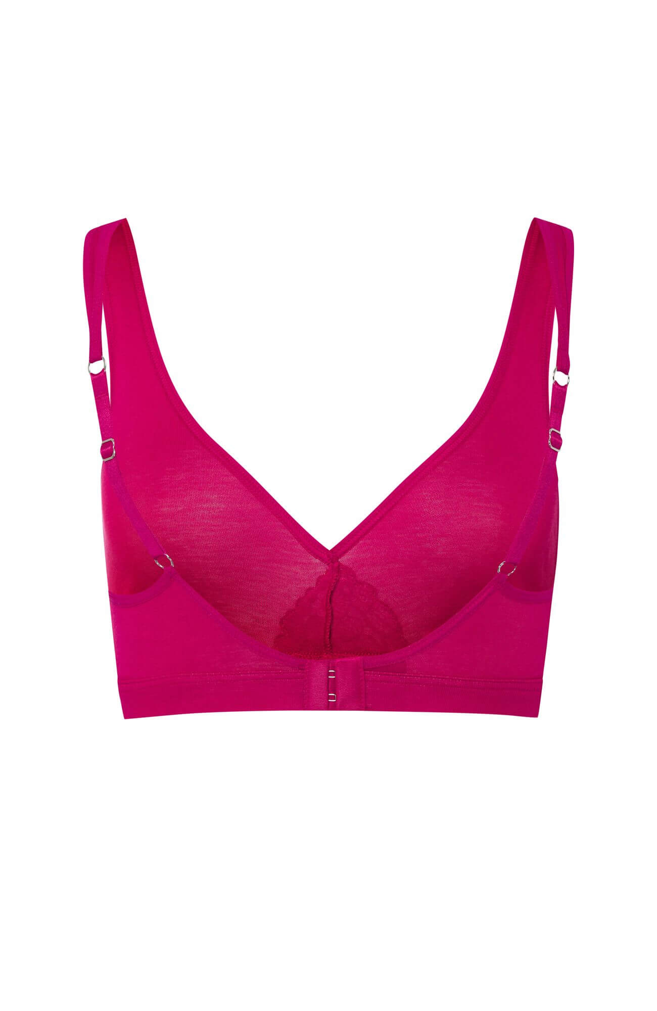 Бюстгальтер с треугольными чашками без косточек. Цвет Фуксия (072462)