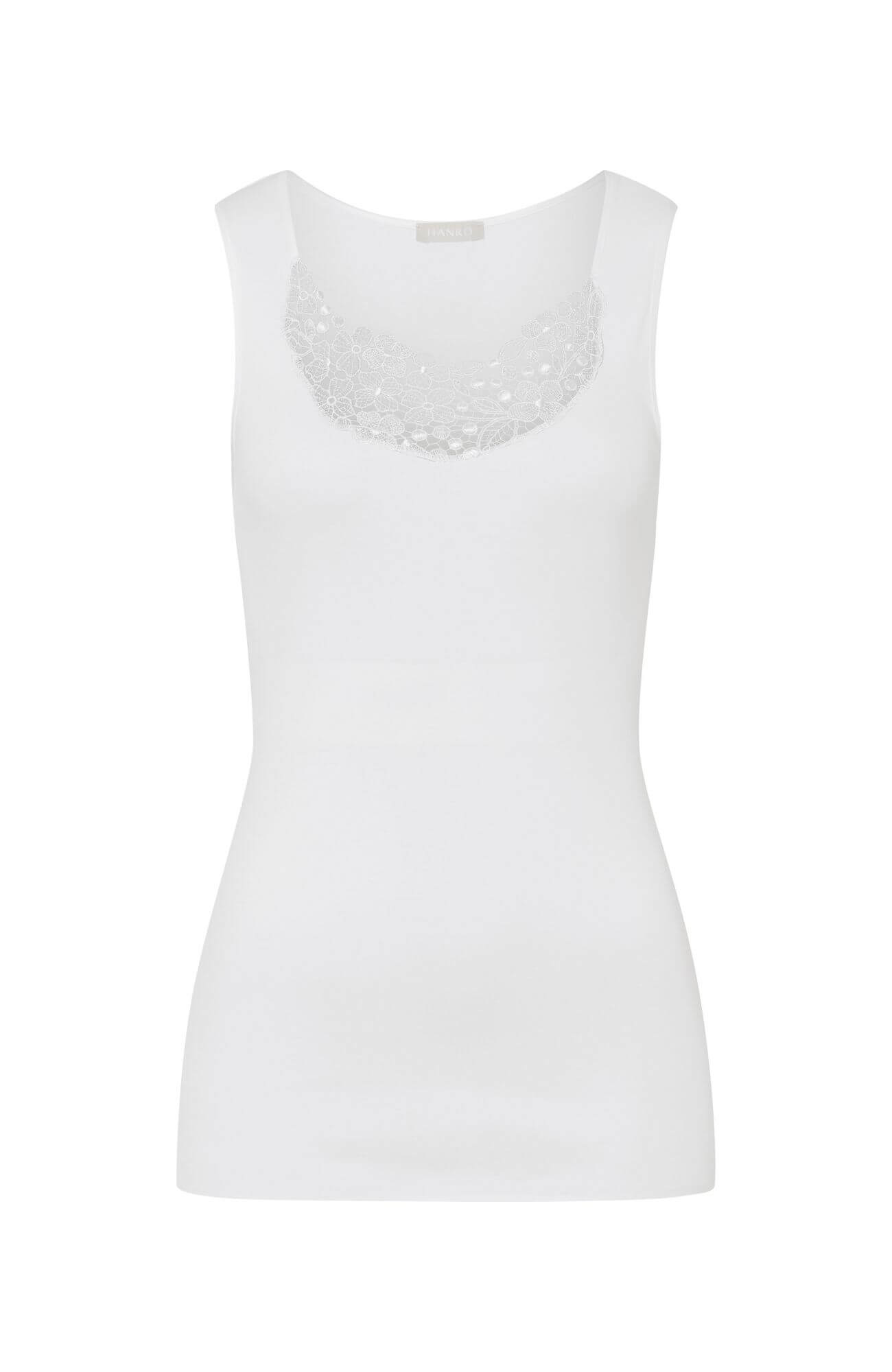 Майка на широких бретелях. Цвет Белый (070101)