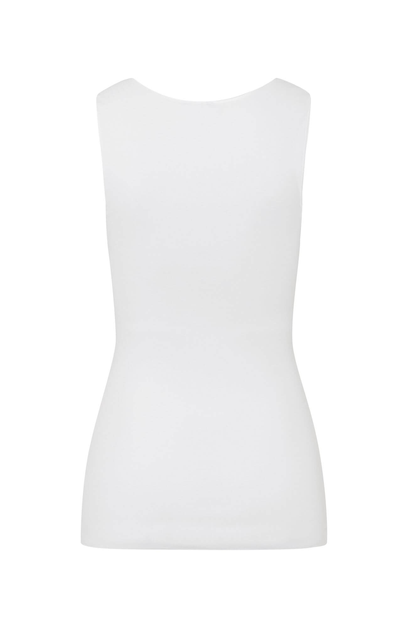 Майка на широких бретелях. Цвет Белый (070101)