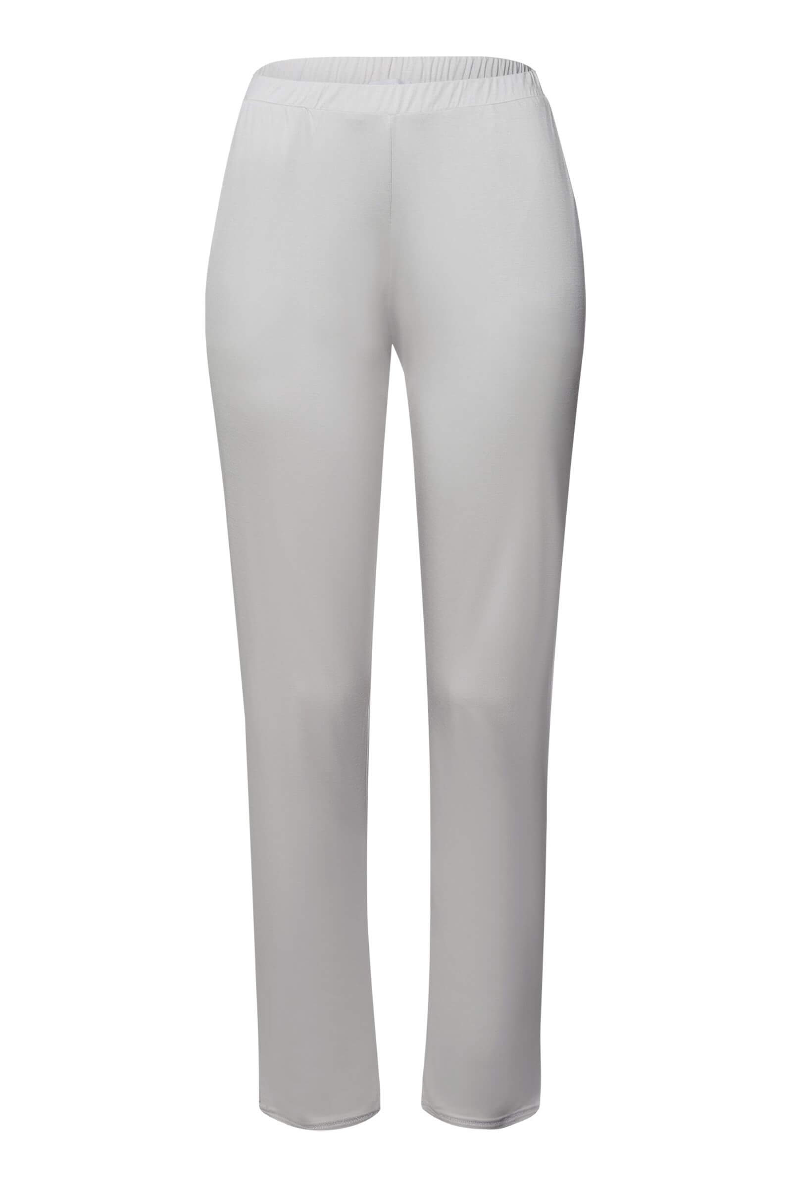 Брюки из микромодала и шелка с разрезами снизу. Цвет Серый (072652)