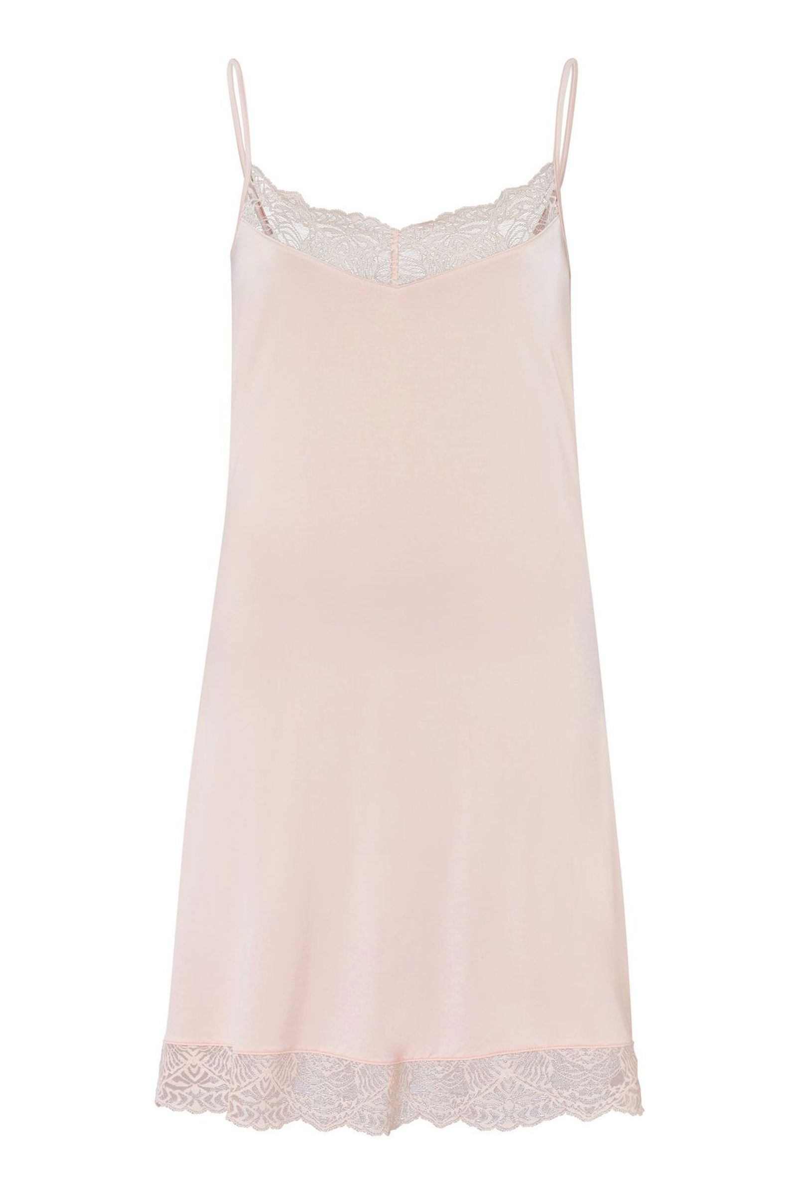 Ночная сорочка с кружевом. Цвет Розовый (072311)