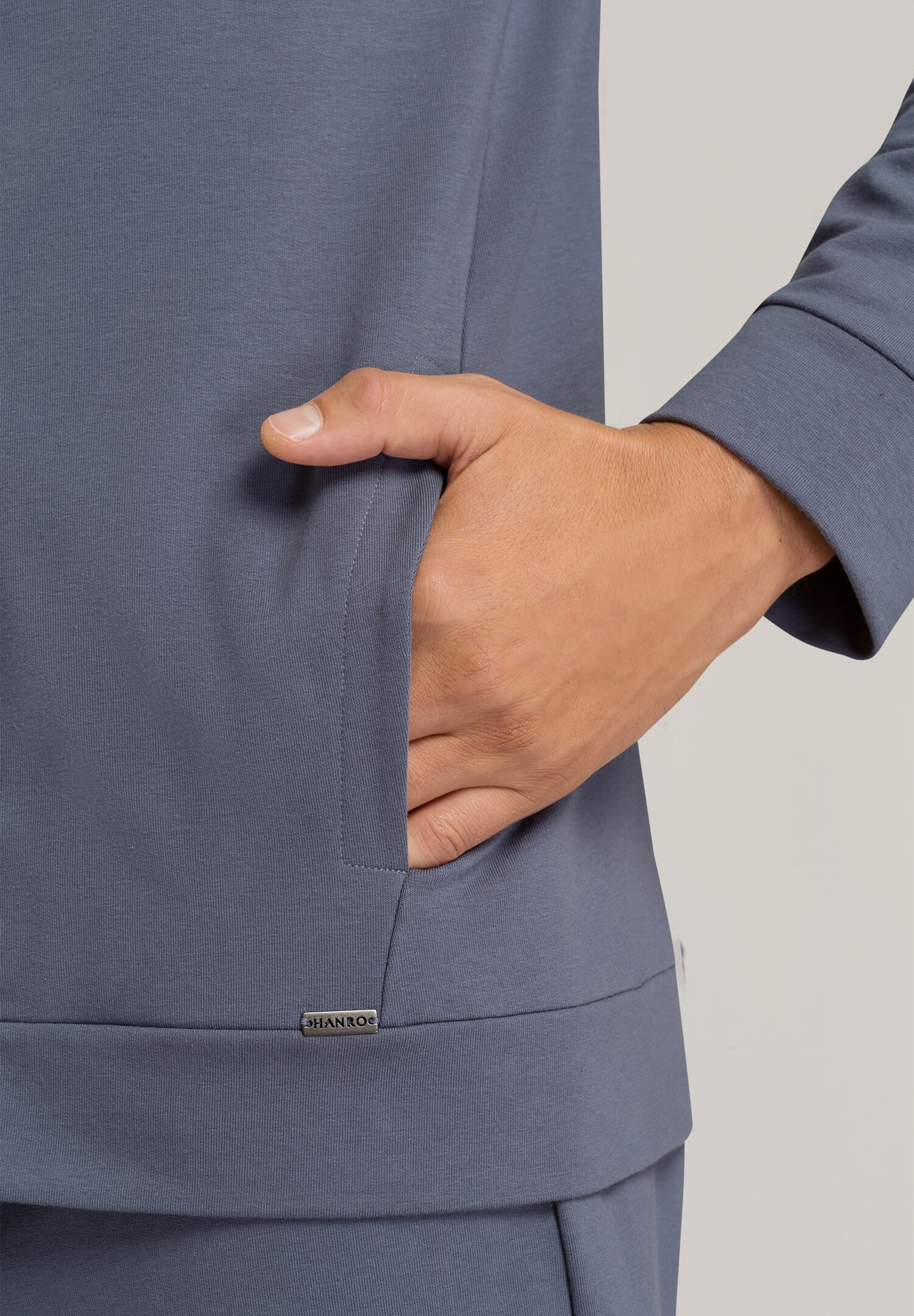 Толстовка из хлопка. Цвет Серый (072681)