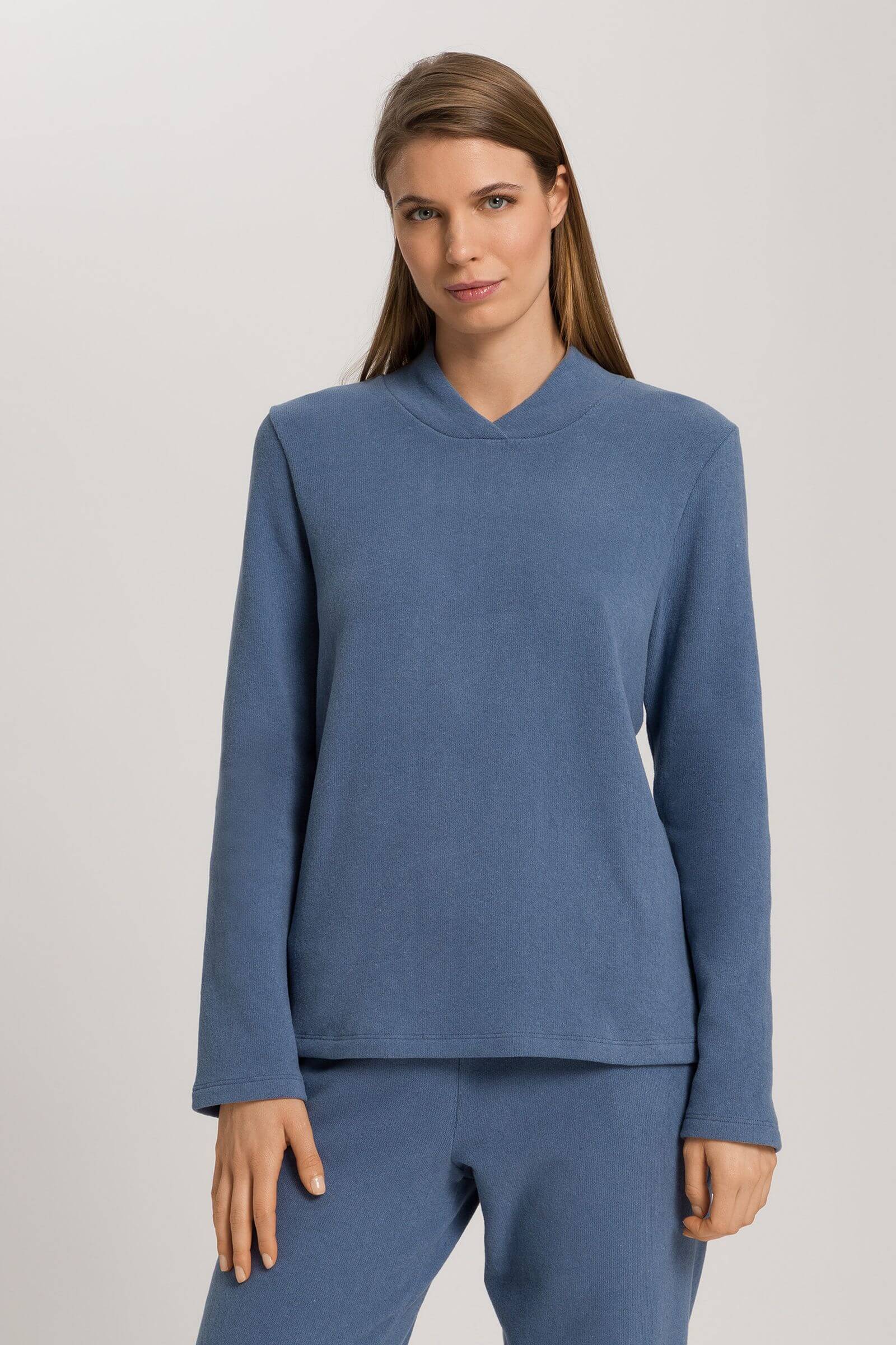 Лонгслив из смесового хлопка