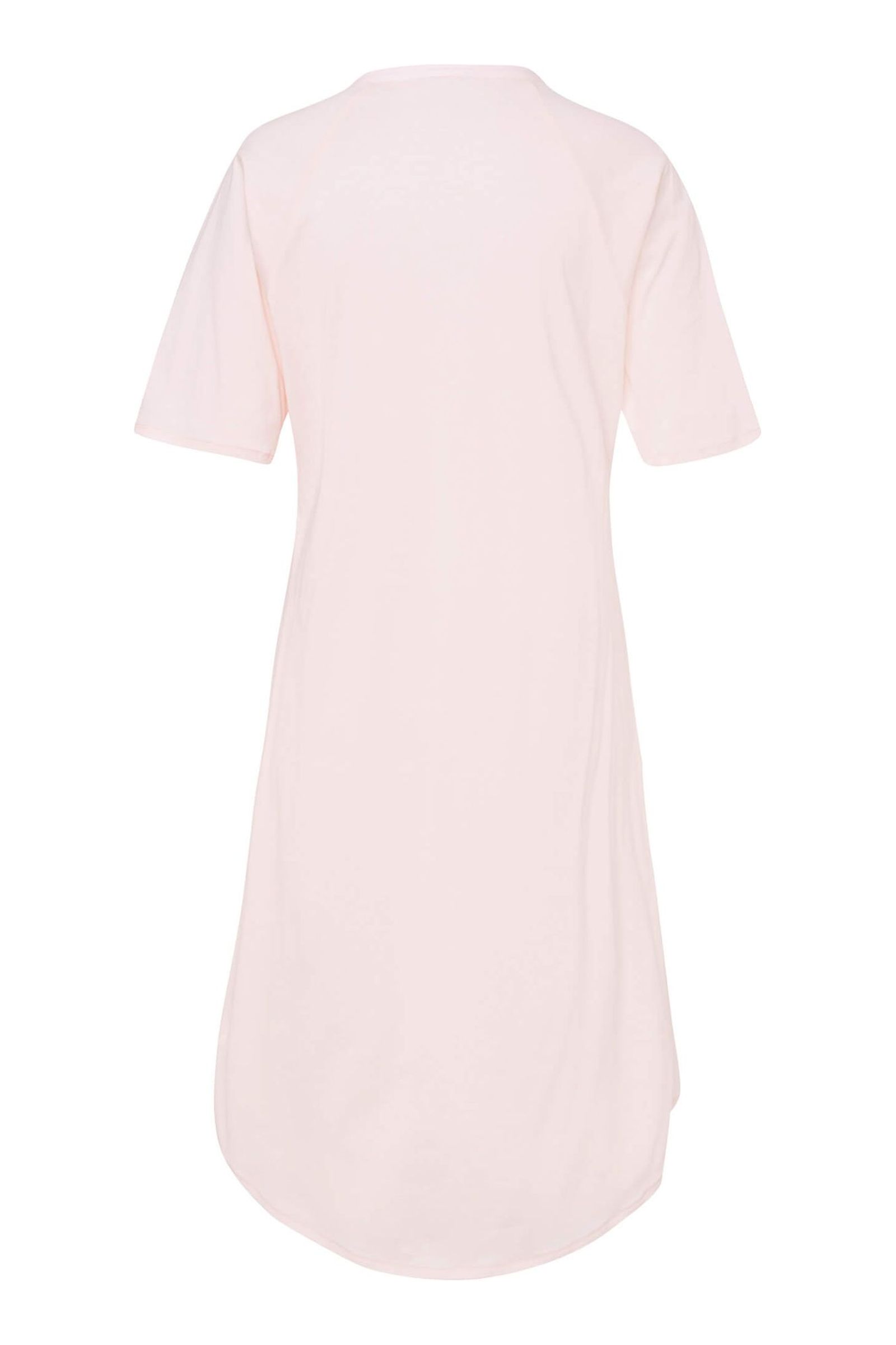 Ночная рубашка с рукавом до локтя. Цвет Пудровый (071334)