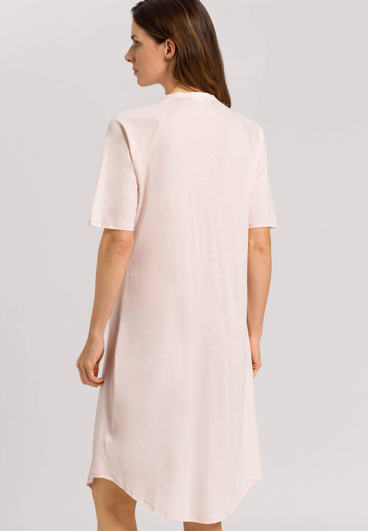 Ночная рубашка с рукавом до локтя. Цвет Пудровый (071334)