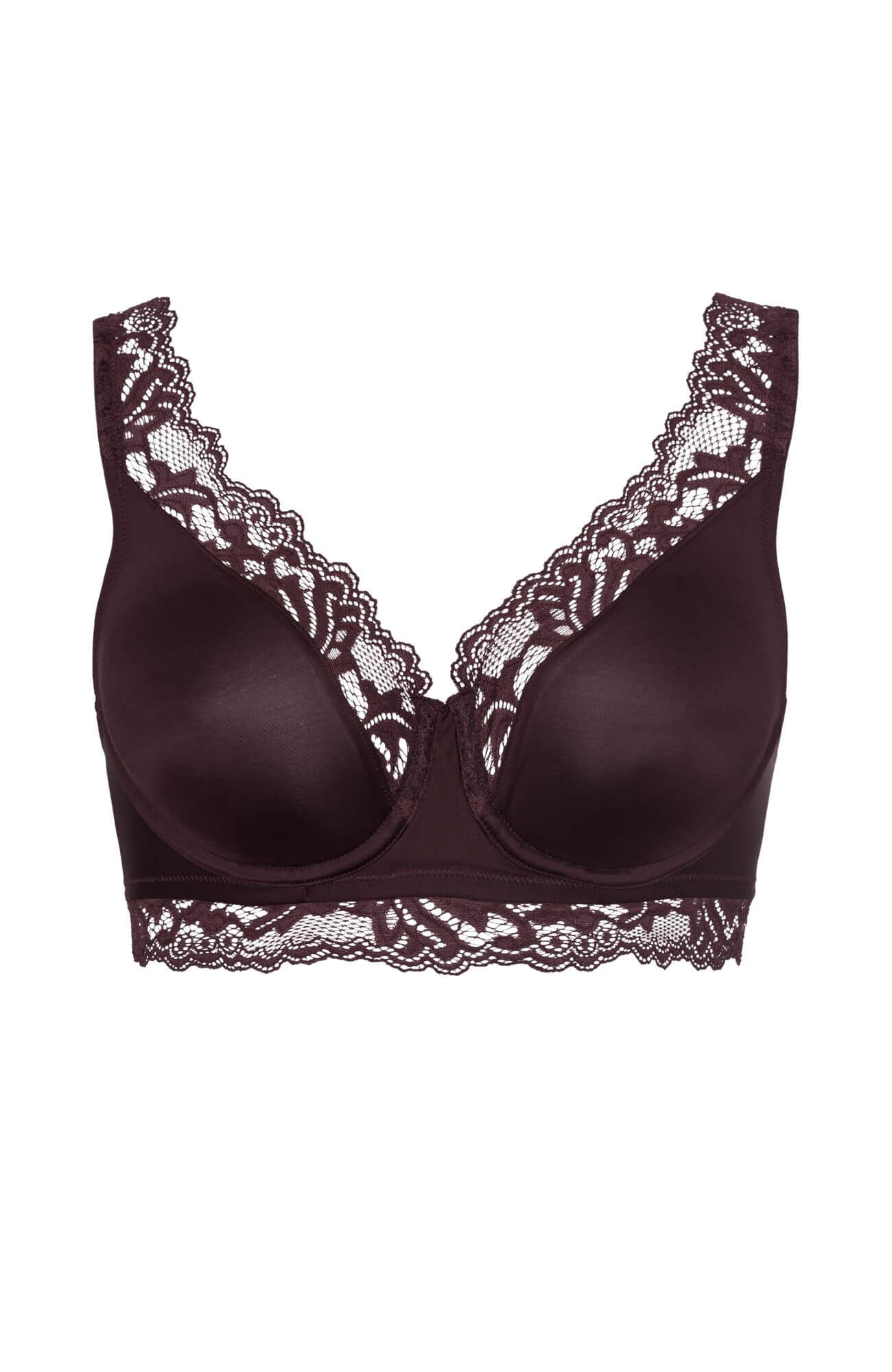 Бюстгальтер с треугольными чашками на косточках. Цвет Коричневый (071492)