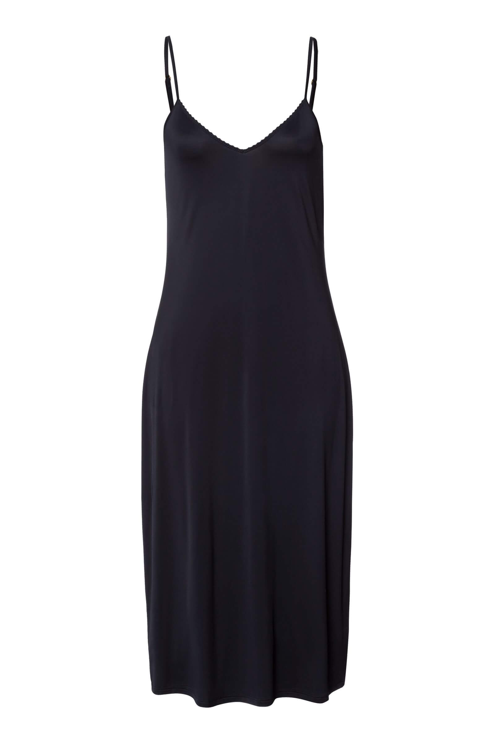 Комбинация из вискозного атласа. Цвет Черный (070019)