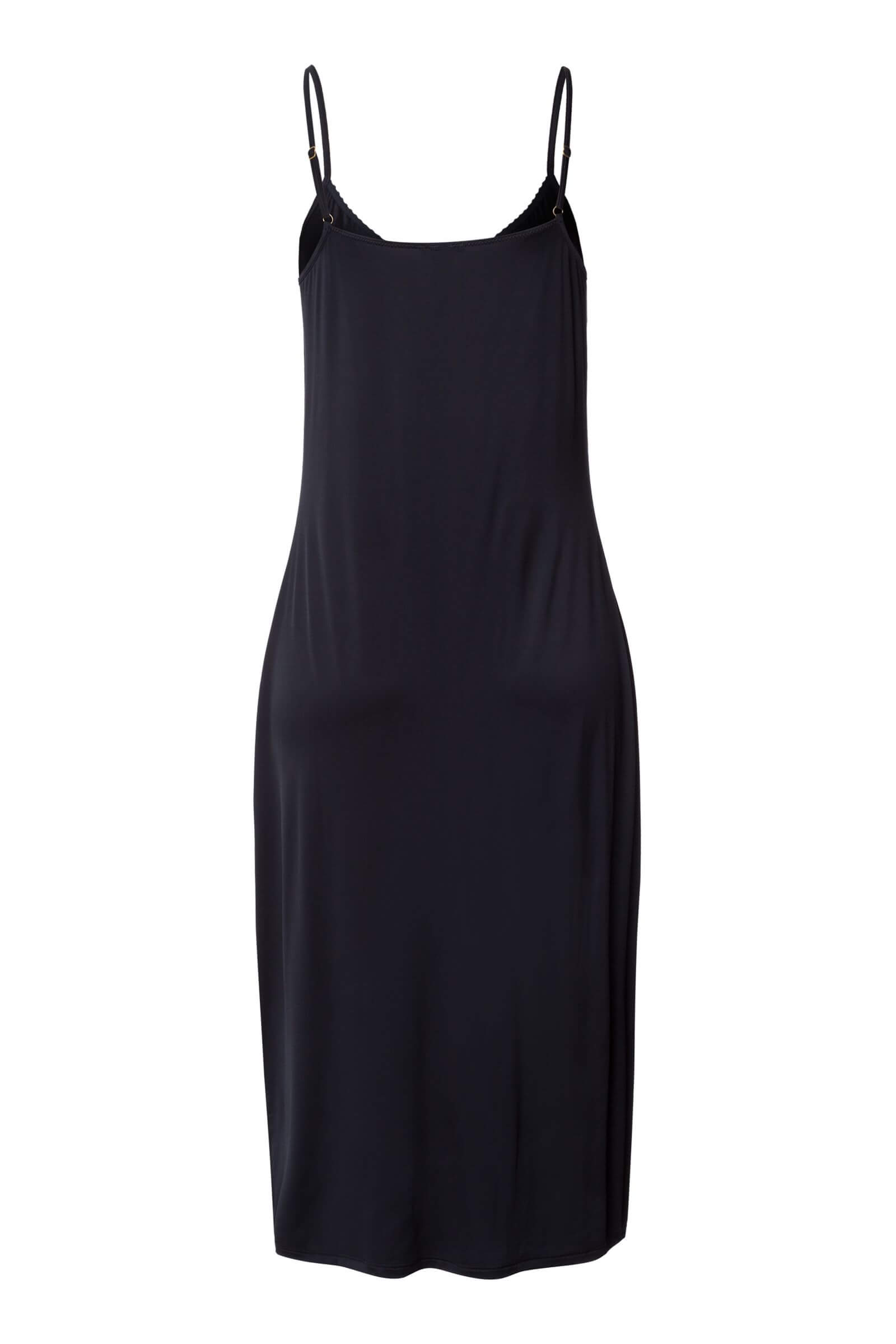 Комбинация из вискозного атласа. Цвет Черный (070019)