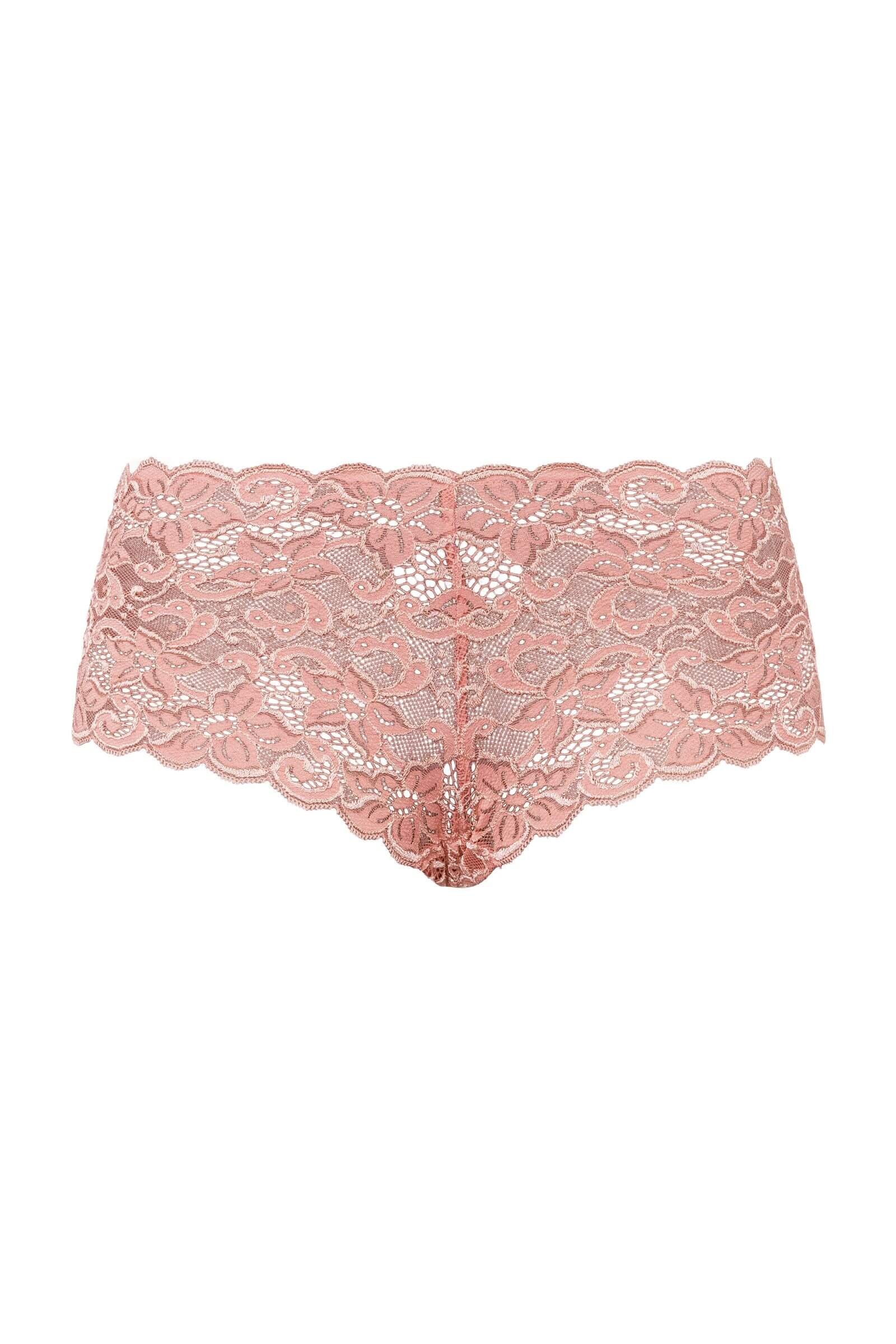 Кружевные трусы хипстеры. Цвет Розовый (071364)