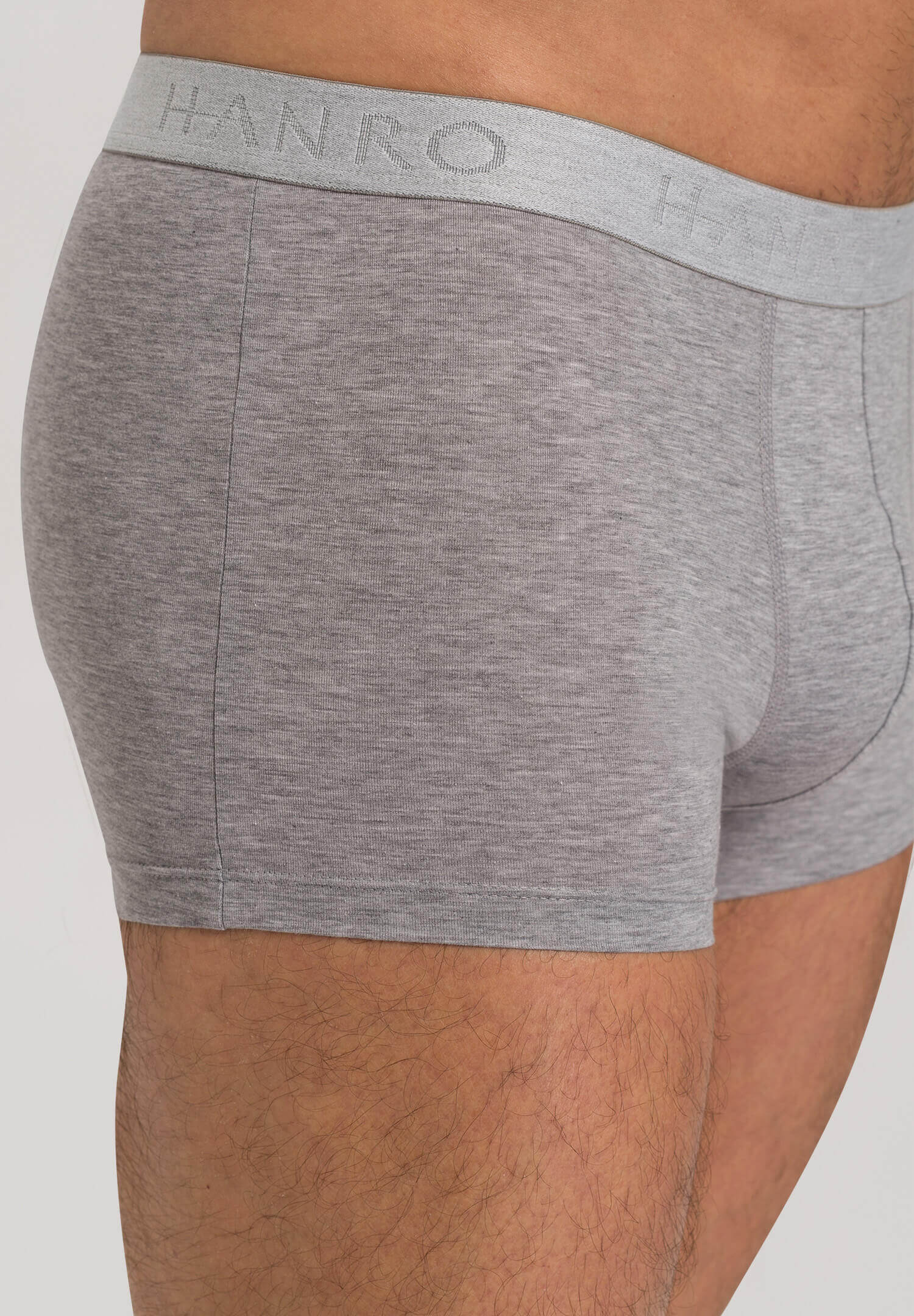 Комплект хлопковых боксеров-брифов. Цвет Серый (071961)