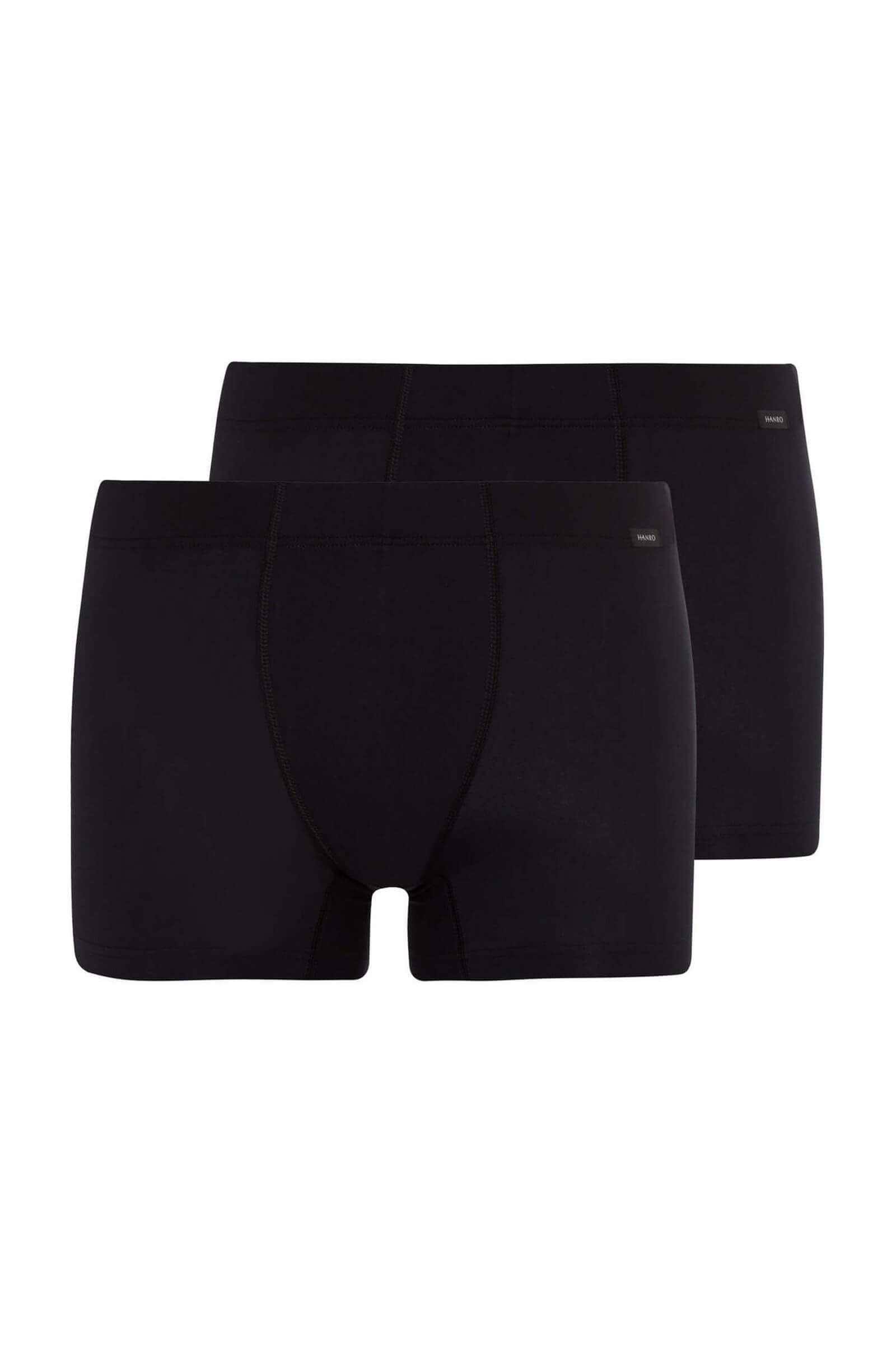 Комплект боксеров-брифов из мерсеризованного хлопка. Цвет Черный (070019)