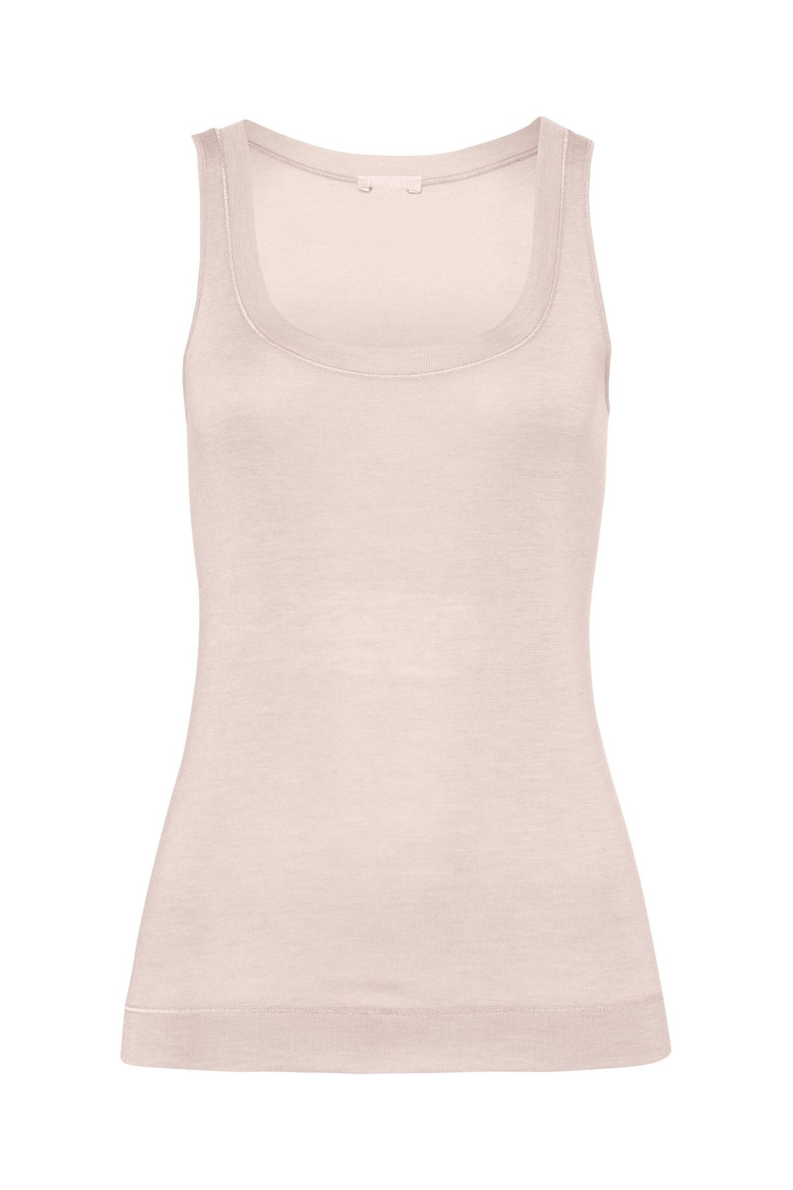 Термомайка из кашемира и шелка. Цвет Пудровый (071203)