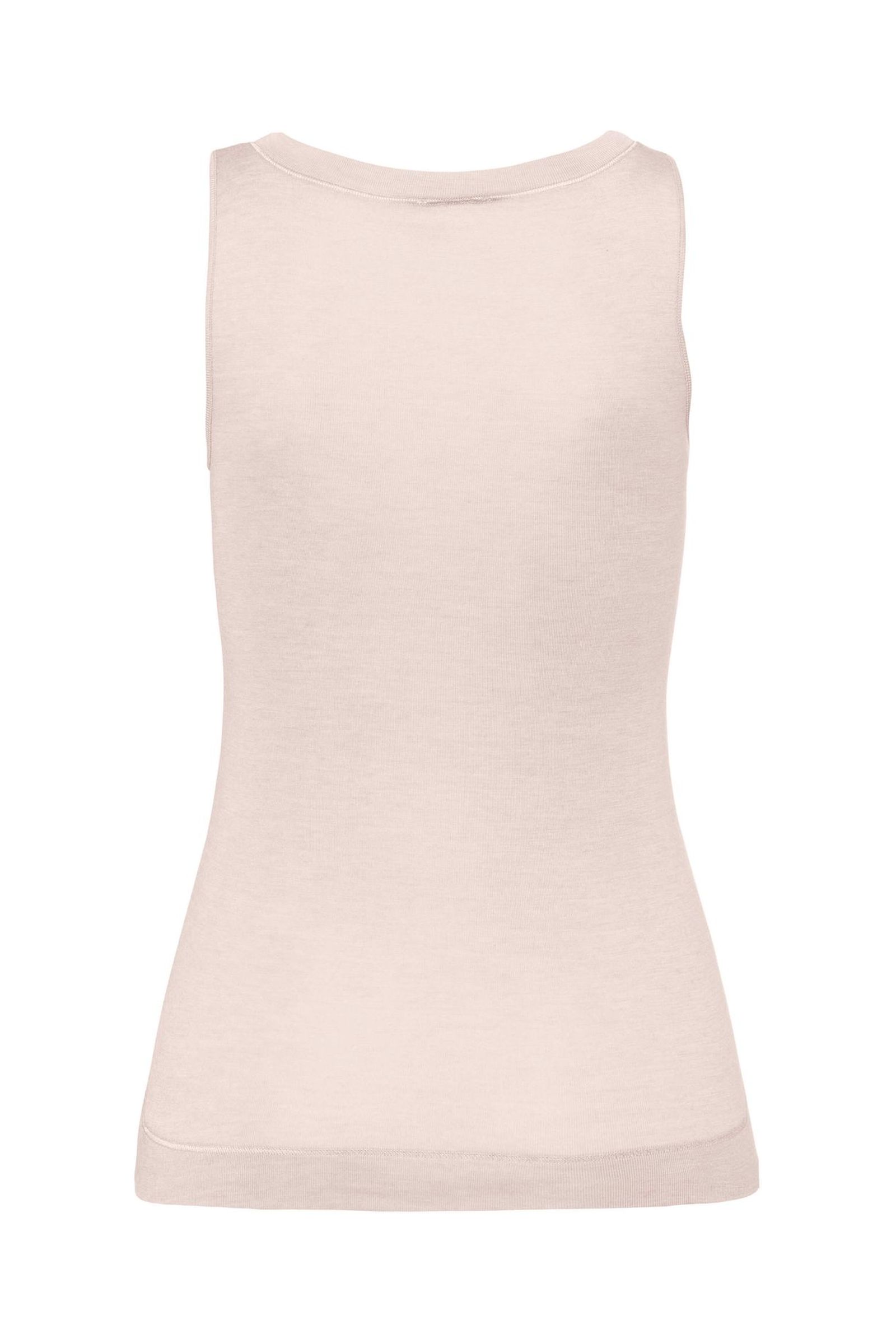 Термомайка из кашемира и шелка. Цвет Пудровый (071203)