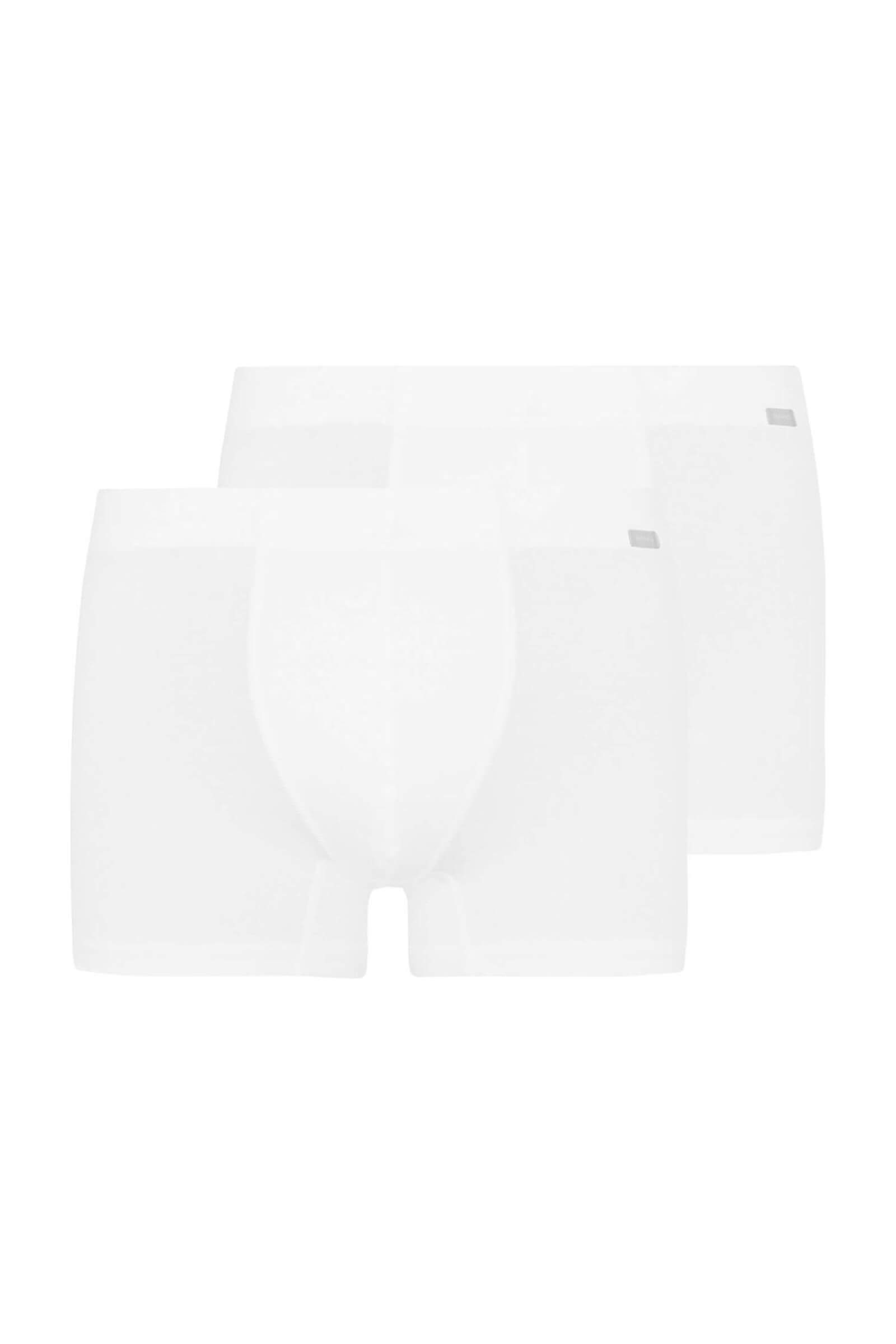 Комплект боксеров-брифов из мерсеризованного хлопка. Цвет Белый (070101)