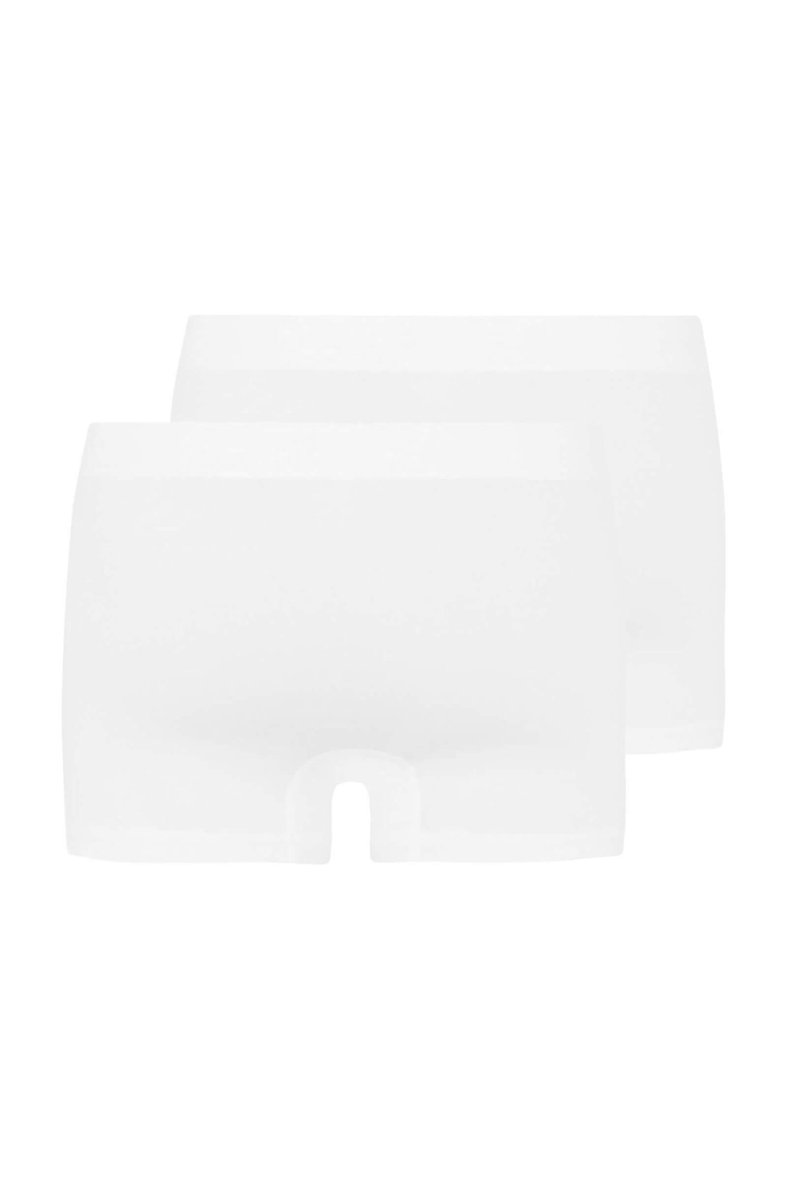 Комплект боксеров-брифов из мерсеризованного хлопка. Цвет Белый (070101)