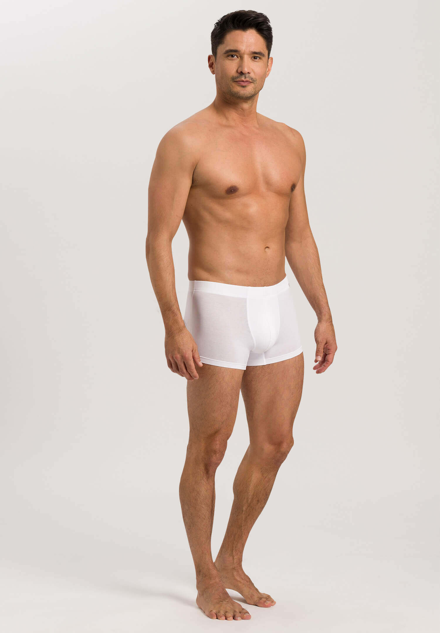 Комплект боксеров-брифов из мерсеризованного хлопка. Цвет Белый (070101)