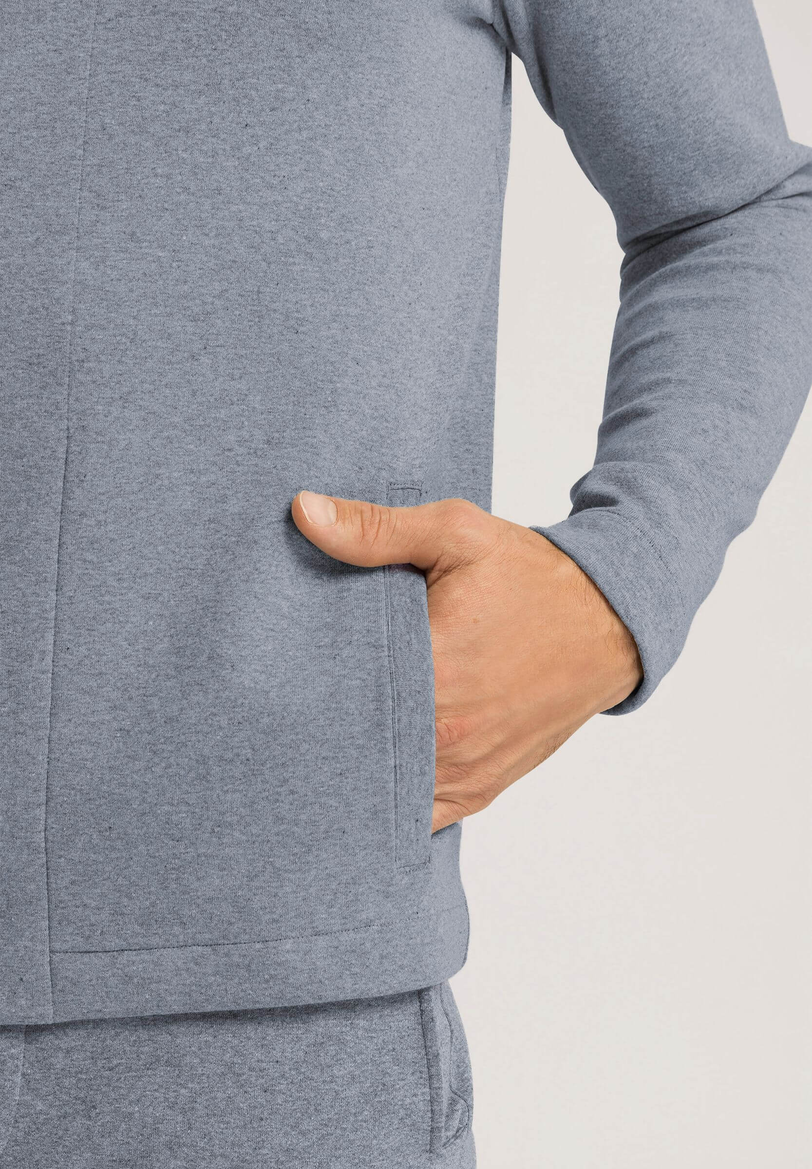 Толстовка из смесового хлопка. Цвет Серый (072362)