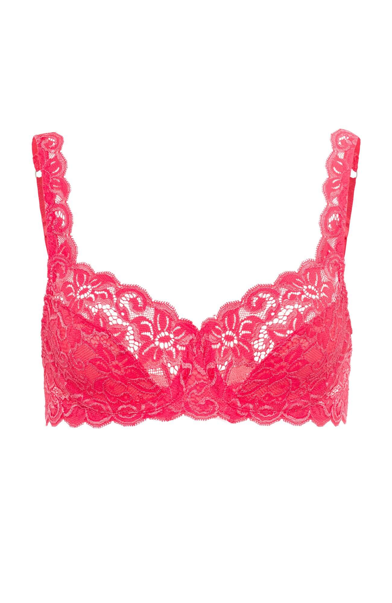 Бюстгальтер деми с полукруглыми чашками. Цвет Розовый (071399)