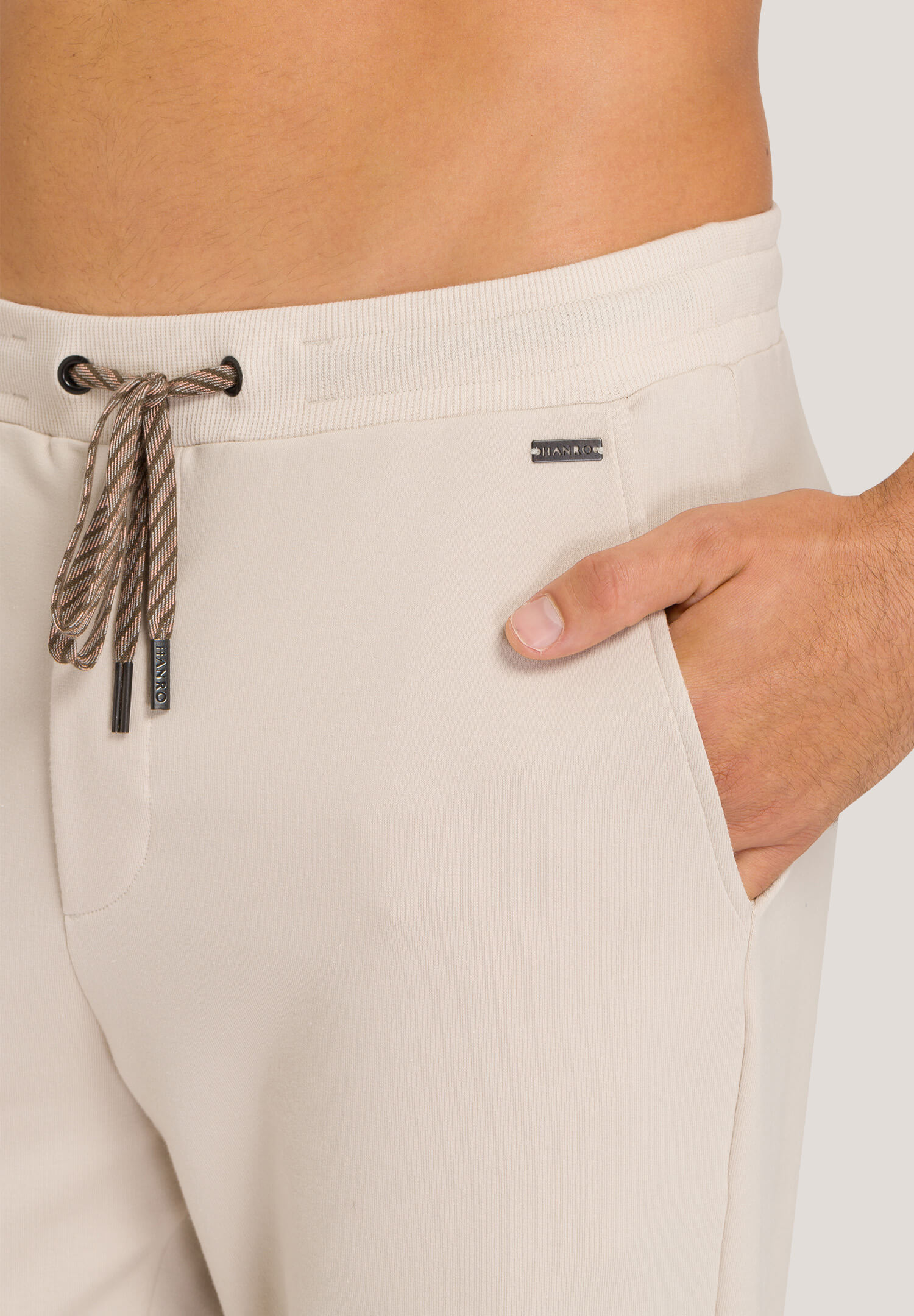 Хлопковые брюки на завязках. Цвет Серый (072801)