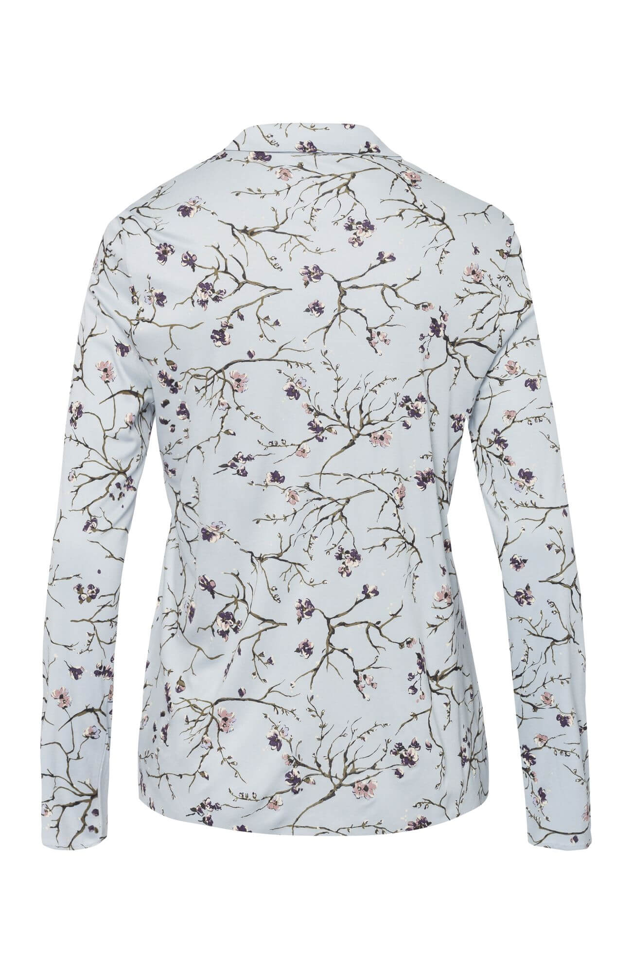 Пижамная рубашка из мягкого модала. Цвет Голубой (1932)