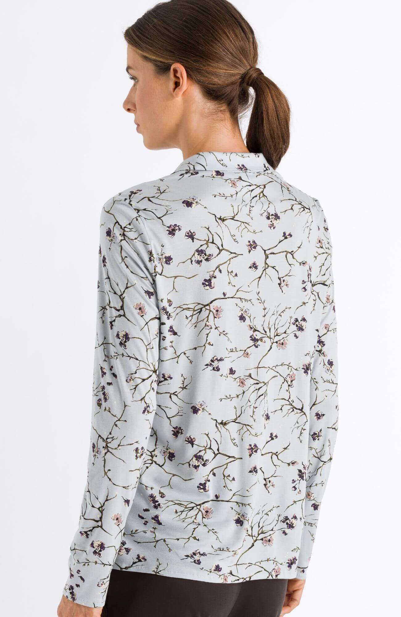 Пижамная рубашка из мягкого модала. Цвет Голубой (071932)