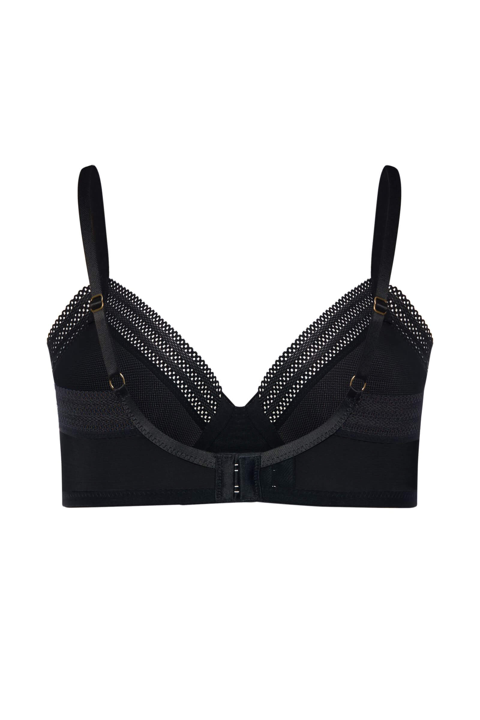 Бесшовный бюстгальтер на косточках. Цвет Черный (070019)