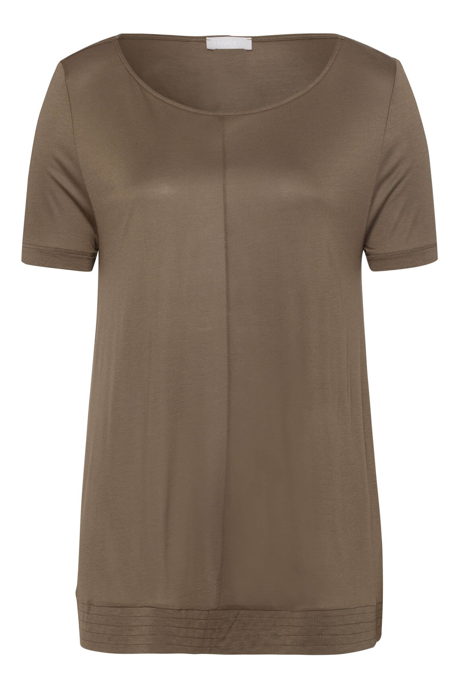 Пижамная футболка из шелковистого микромодала. Цвет Оливковый (071719)