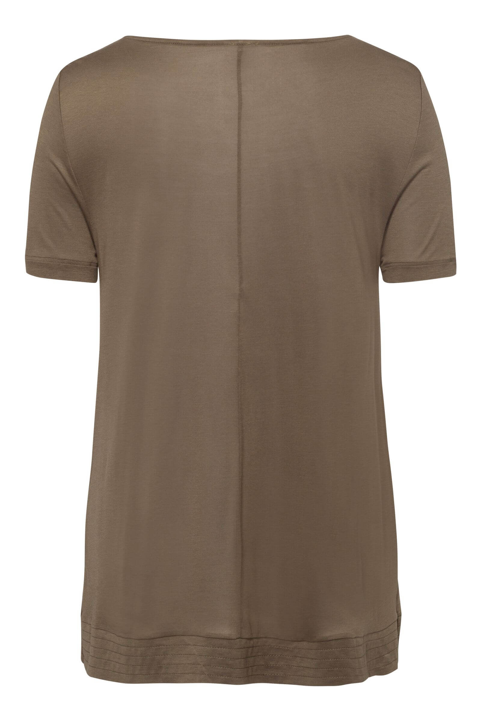 Пижамная футболка из шелковистого микромодала. Цвет Оливковый (071719)