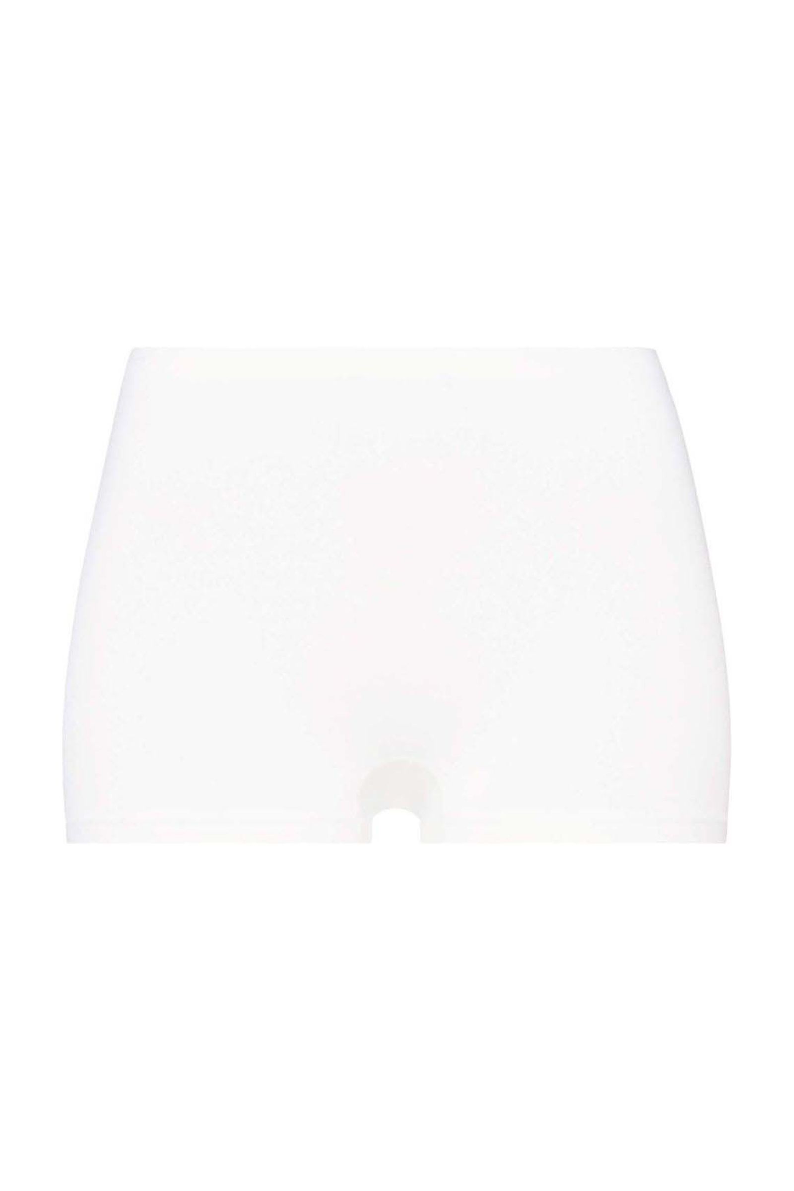 Бесшовные трусы шортики. Цвет Белый (070101)