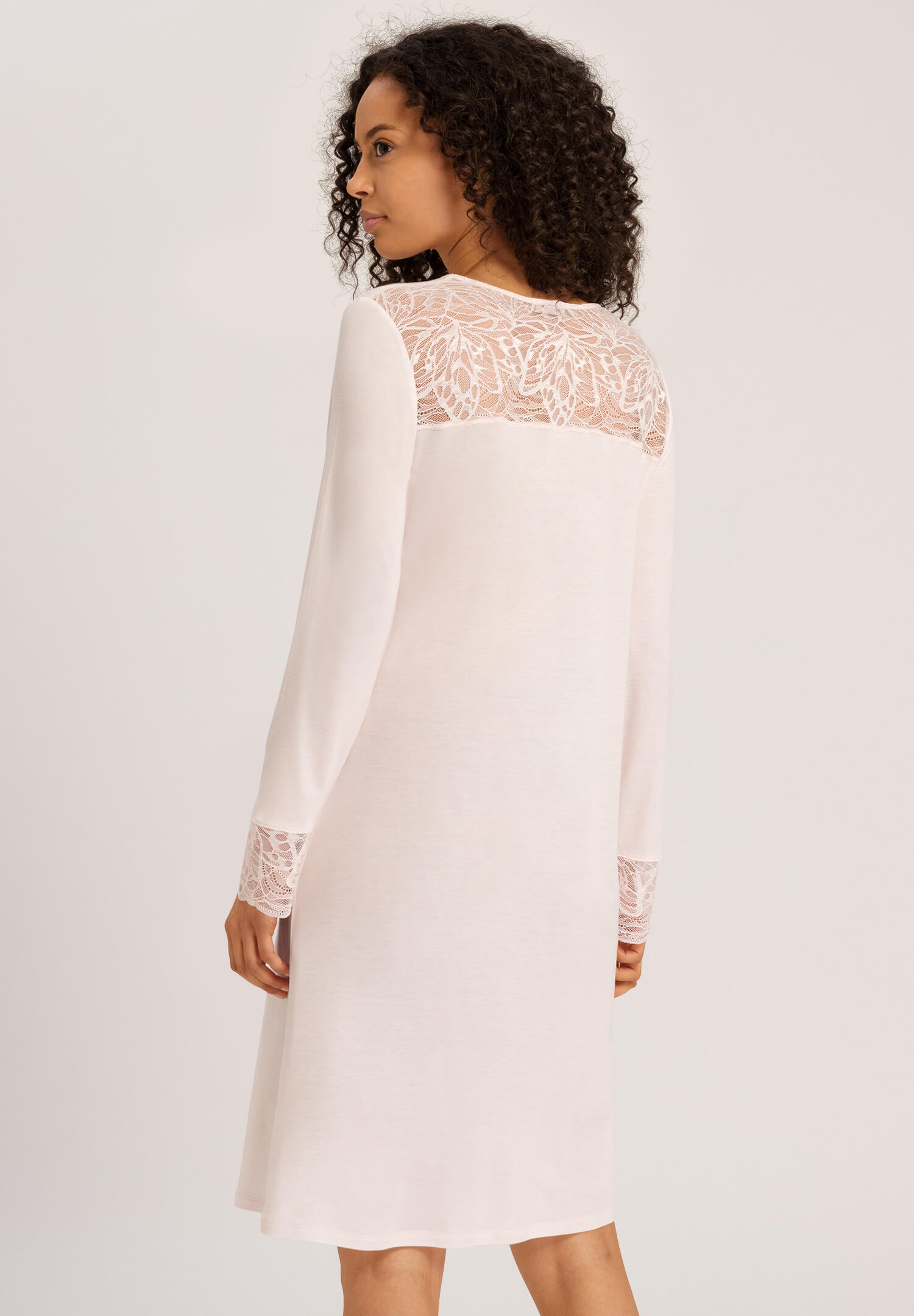 Ночная сорочка с длинным рукавом. Цвет Розовый (072303)