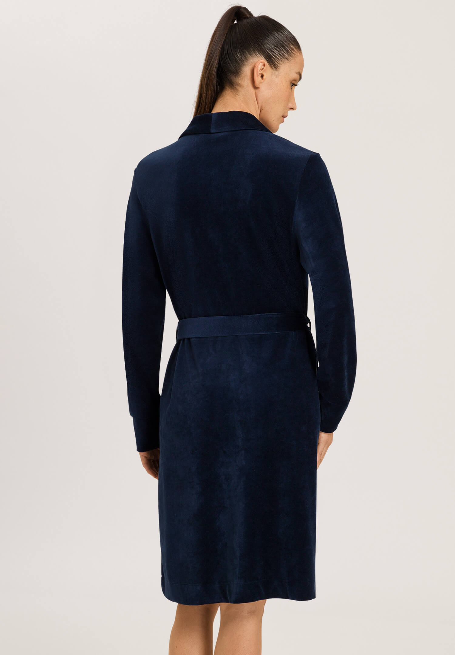 Халат из велюра. Цвет Синий (071610)