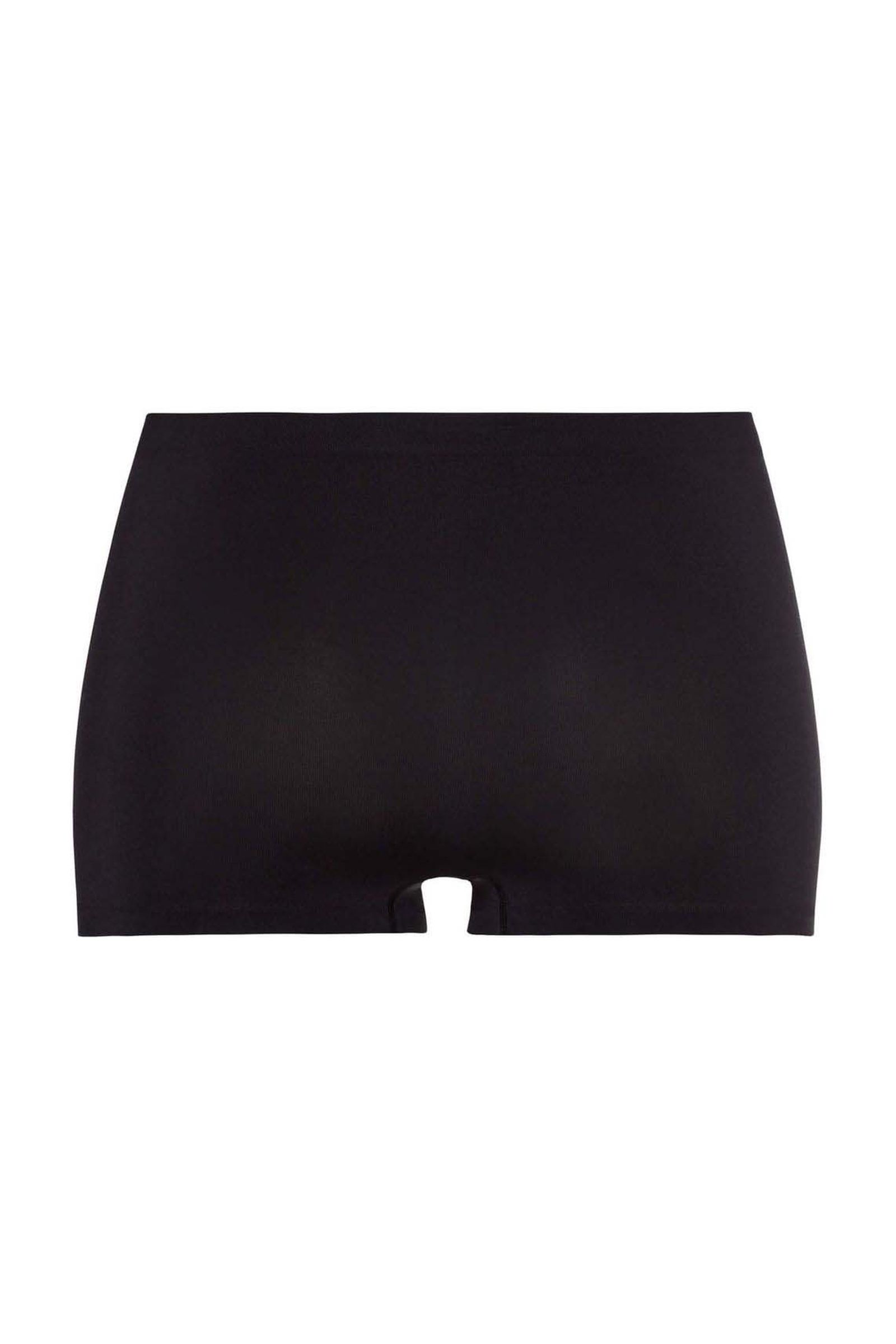 Бесшовные трусы шортики. Цвет Черный (070199)