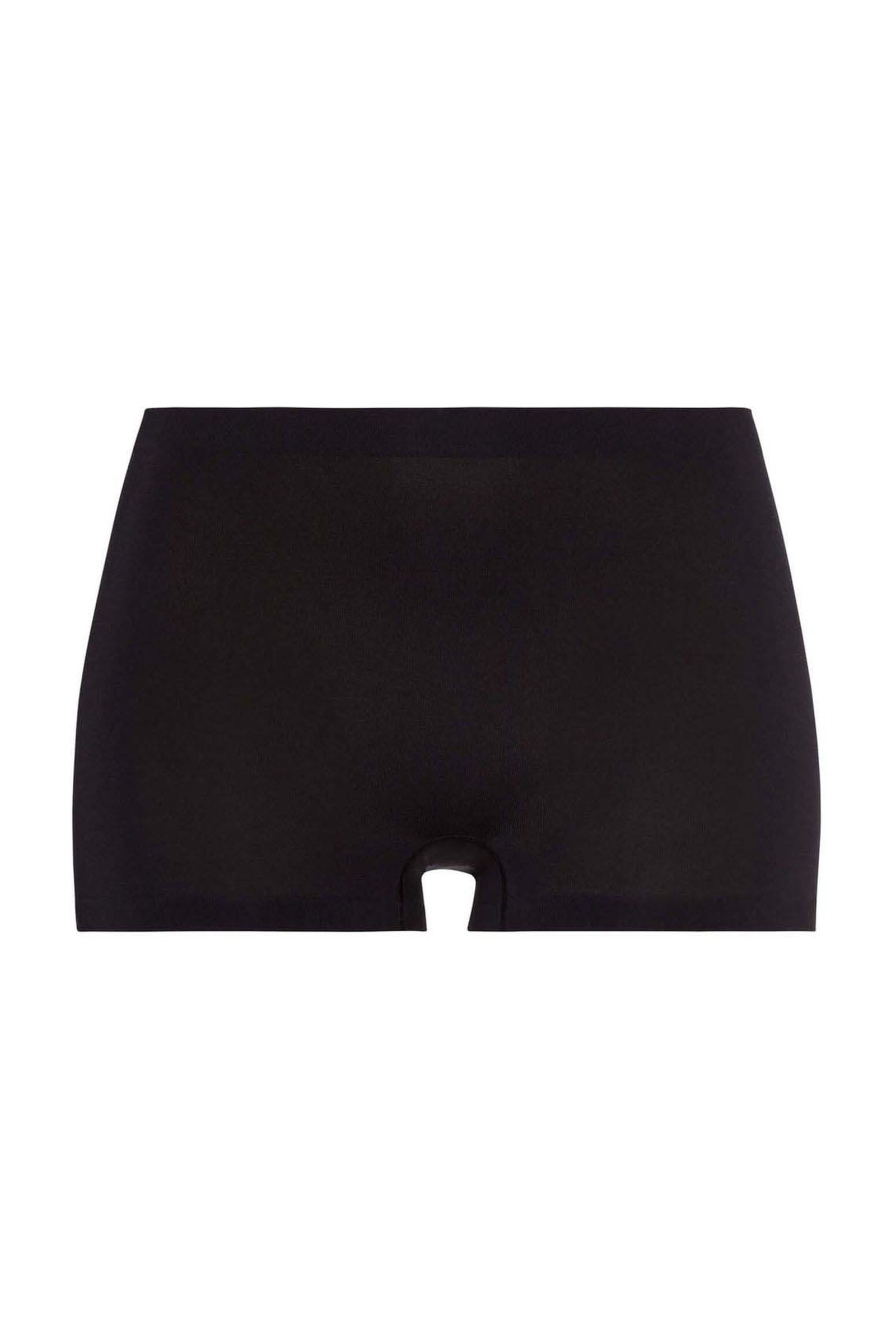 Бесшовные трусы шортики. Цвет Черный (070199)