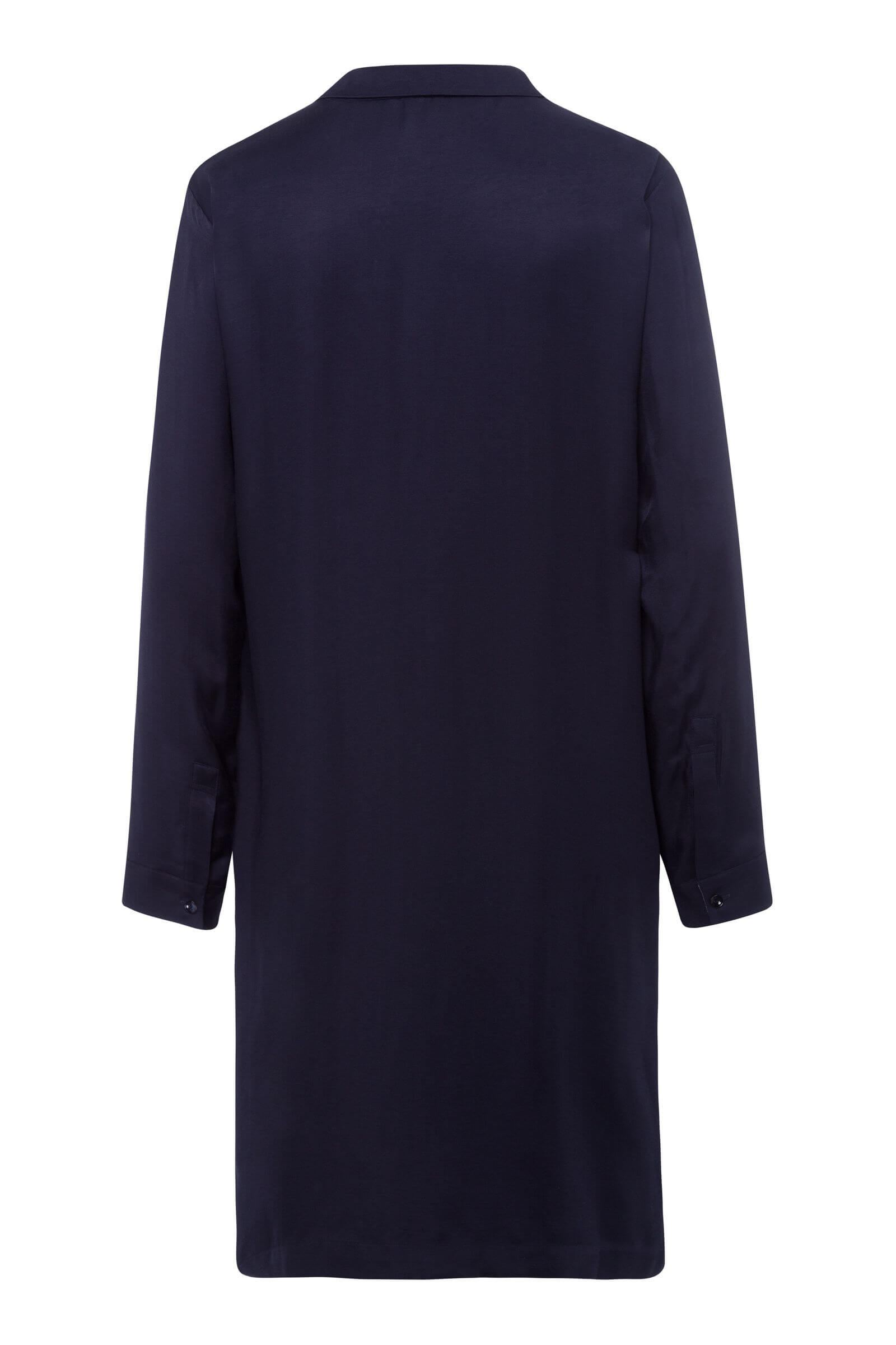 Ночная рубашка из шелковистой вискозы. Цвет Синий (071614)