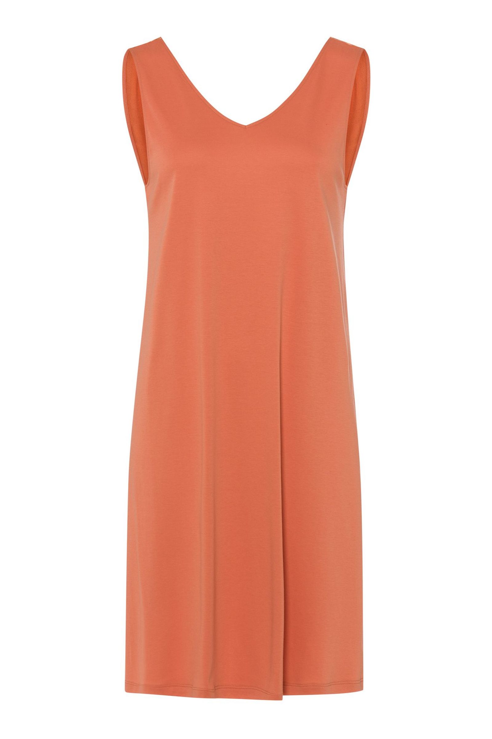 Ночная сорочка с V-образным вырезом. Цвет Персиковый (072294)