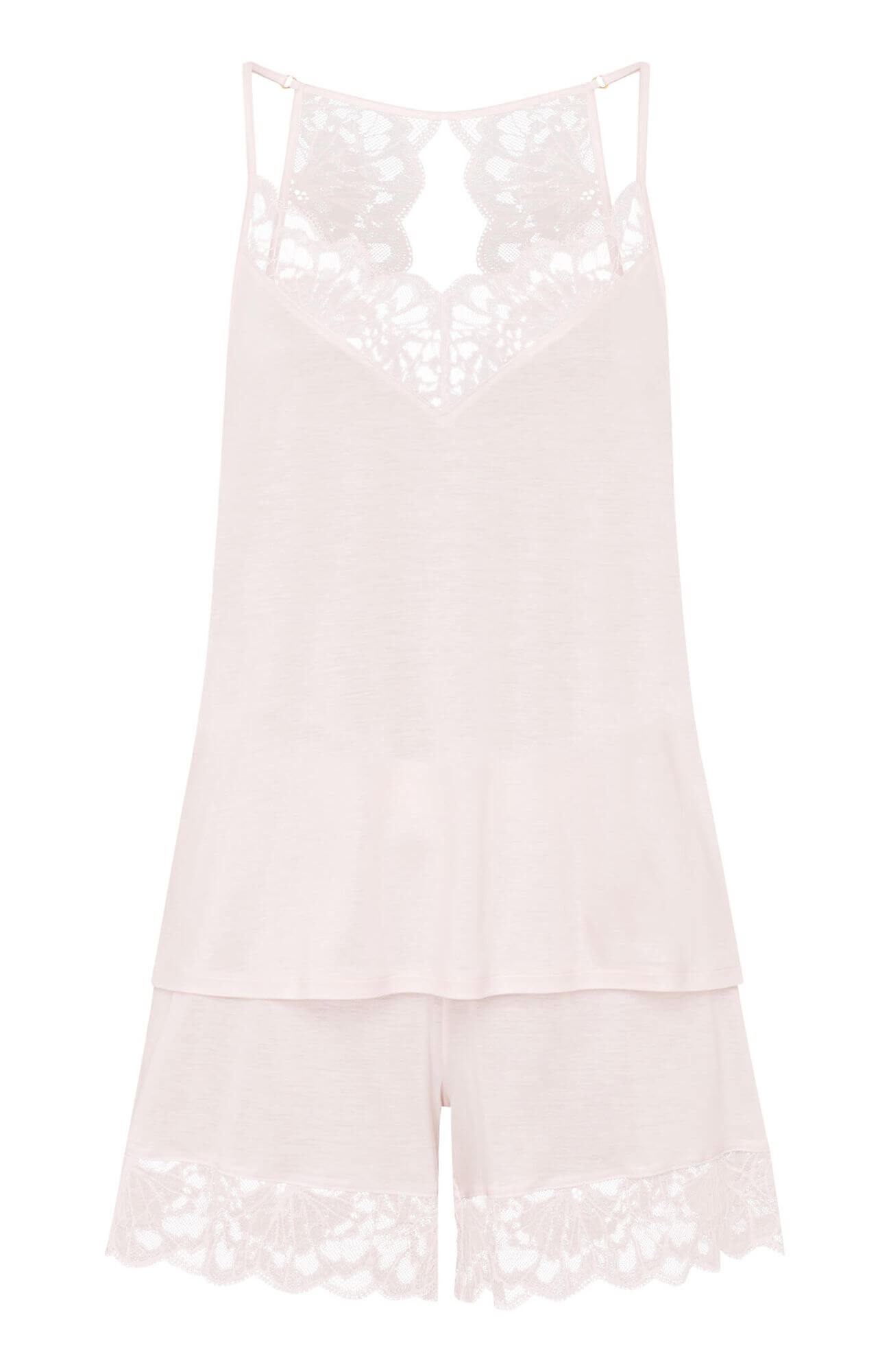 Пижама с шортами. Цвет Пудровый (071350)