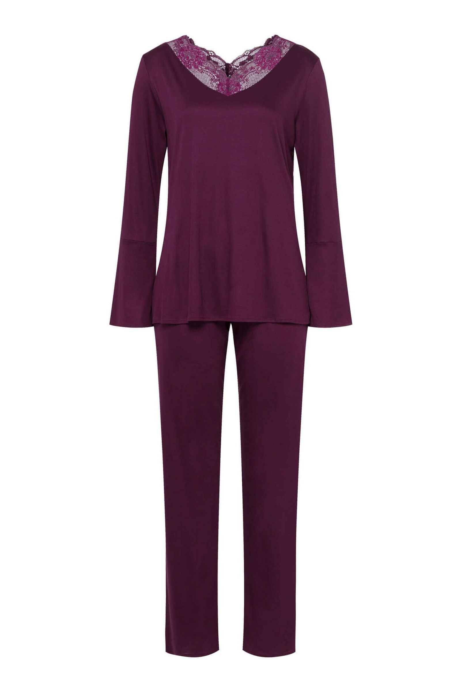 Пижама с длинным рукавом. Цвет Сливовый (071488)