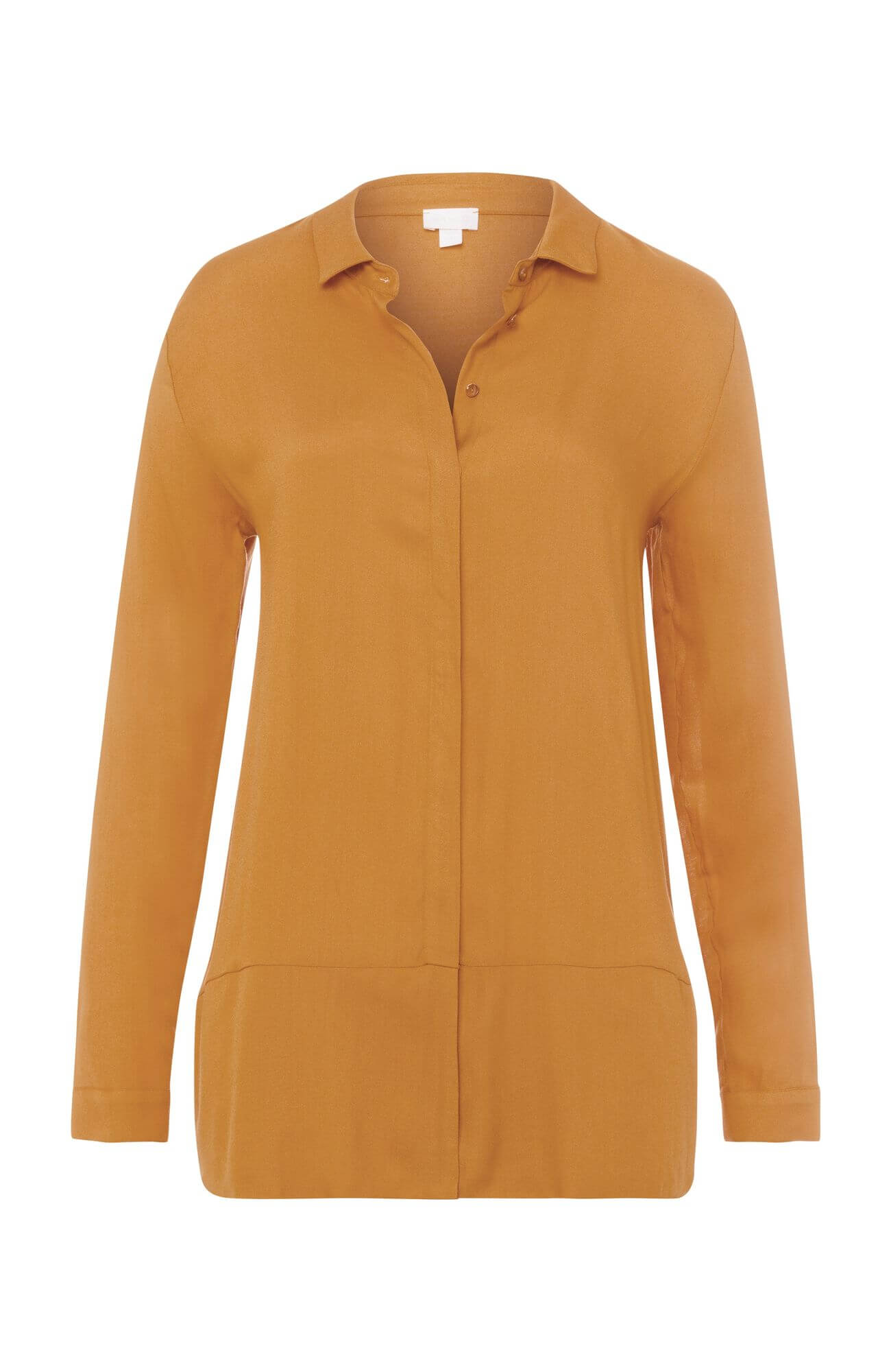 Удлиненная рубашка. Цвет Желтый (071800)