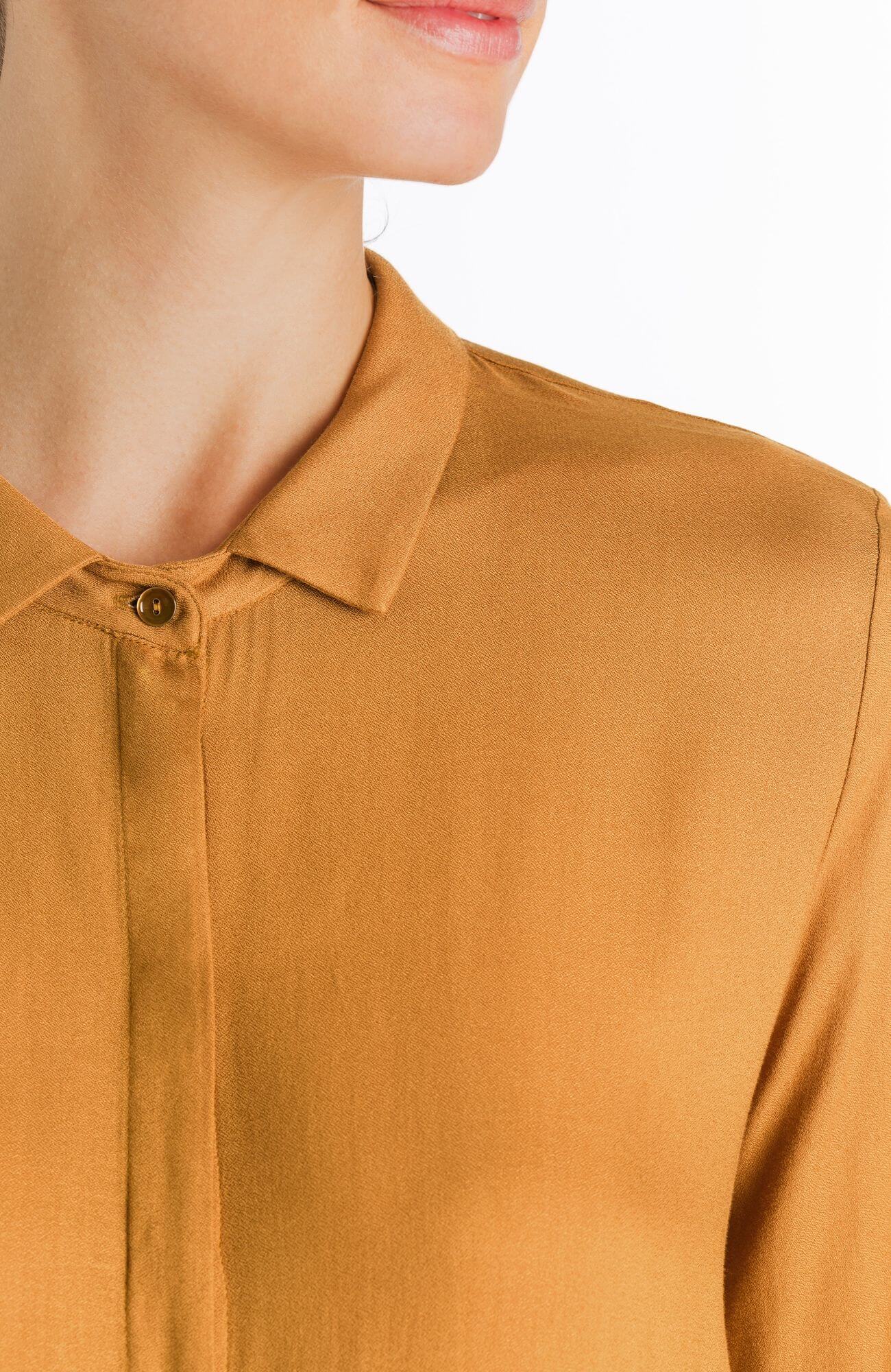 Удлиненная рубашка. Цвет Желтый (071800)